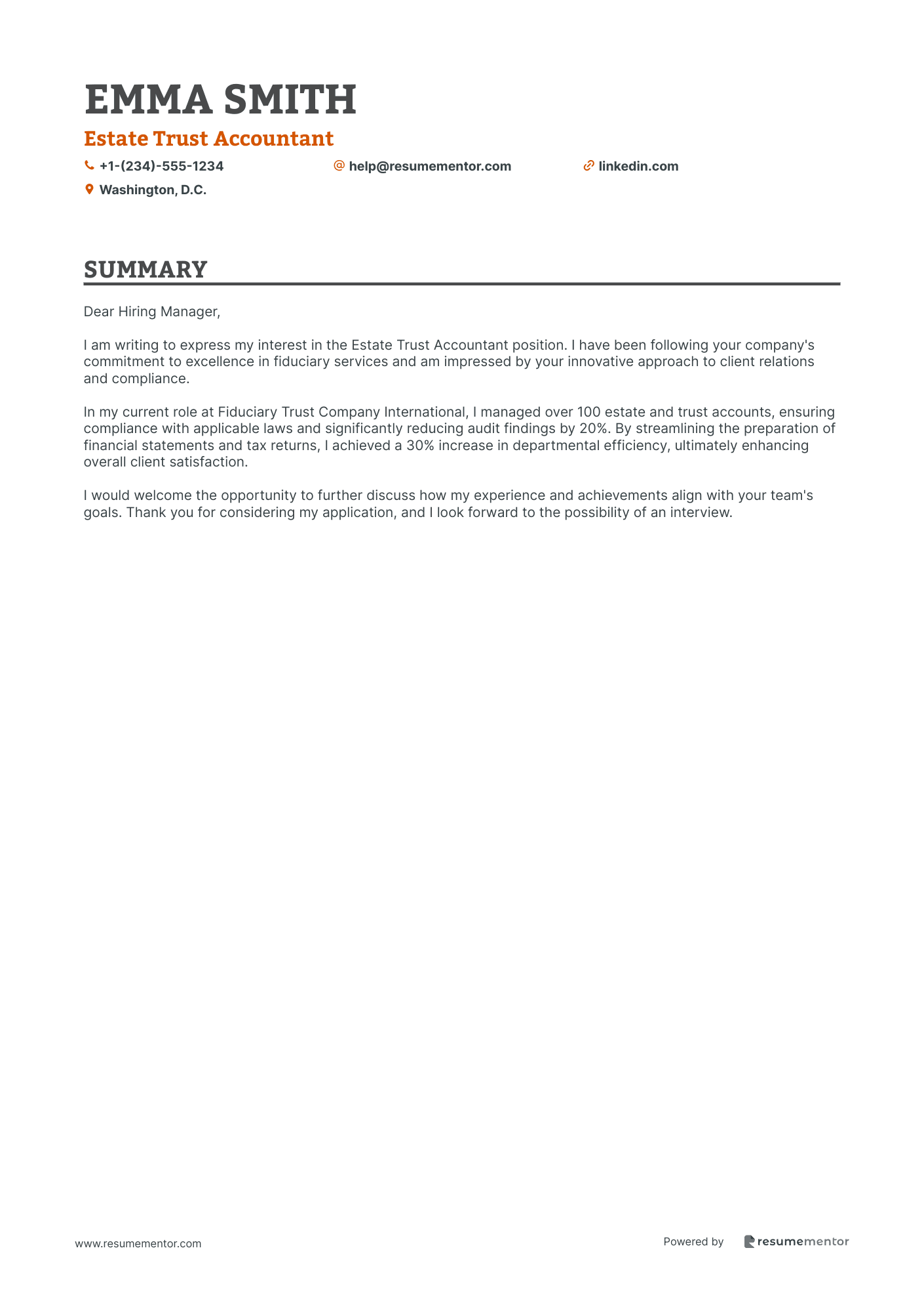 Estate Trust Accountant