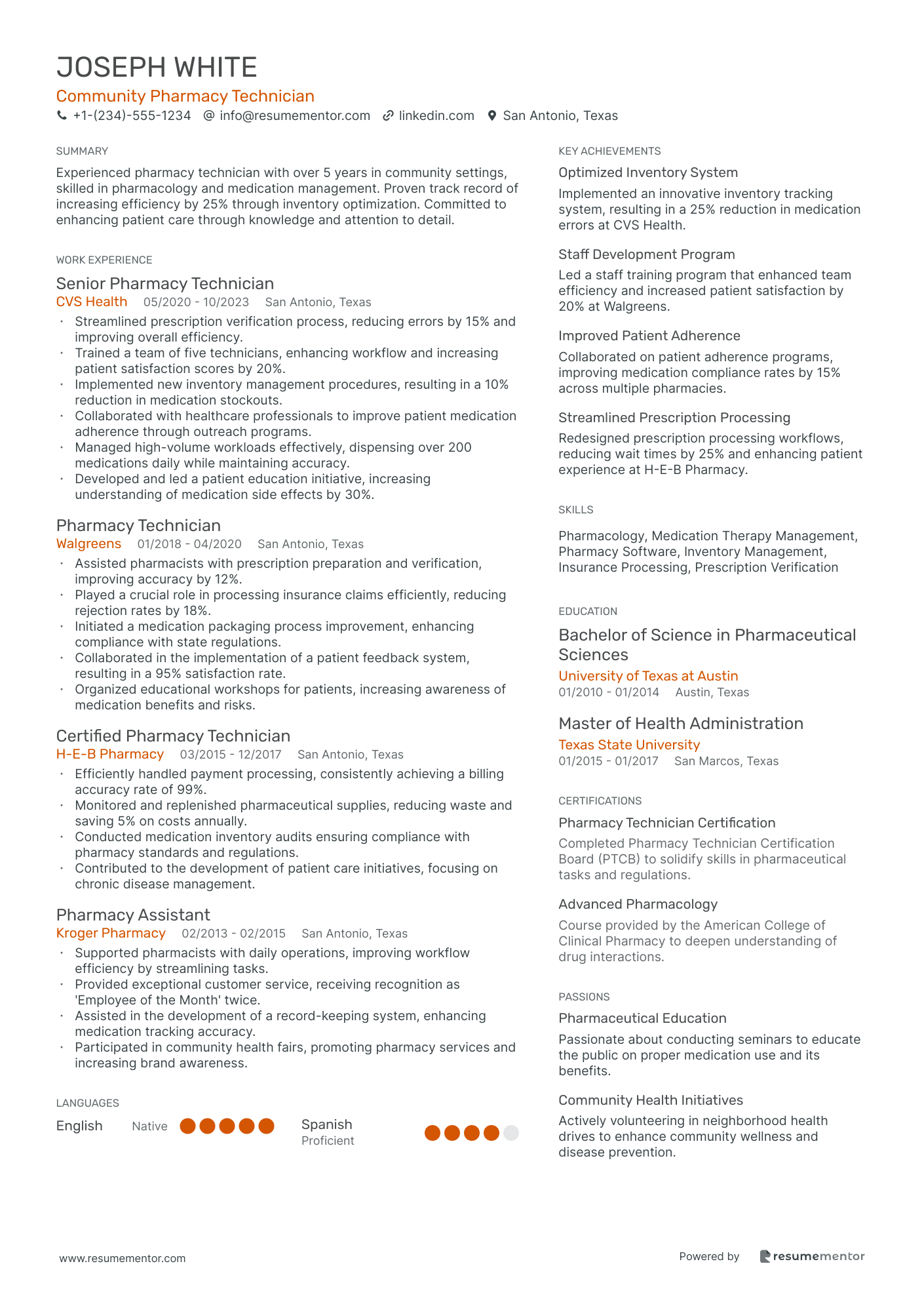 Community Pharmacy Technician