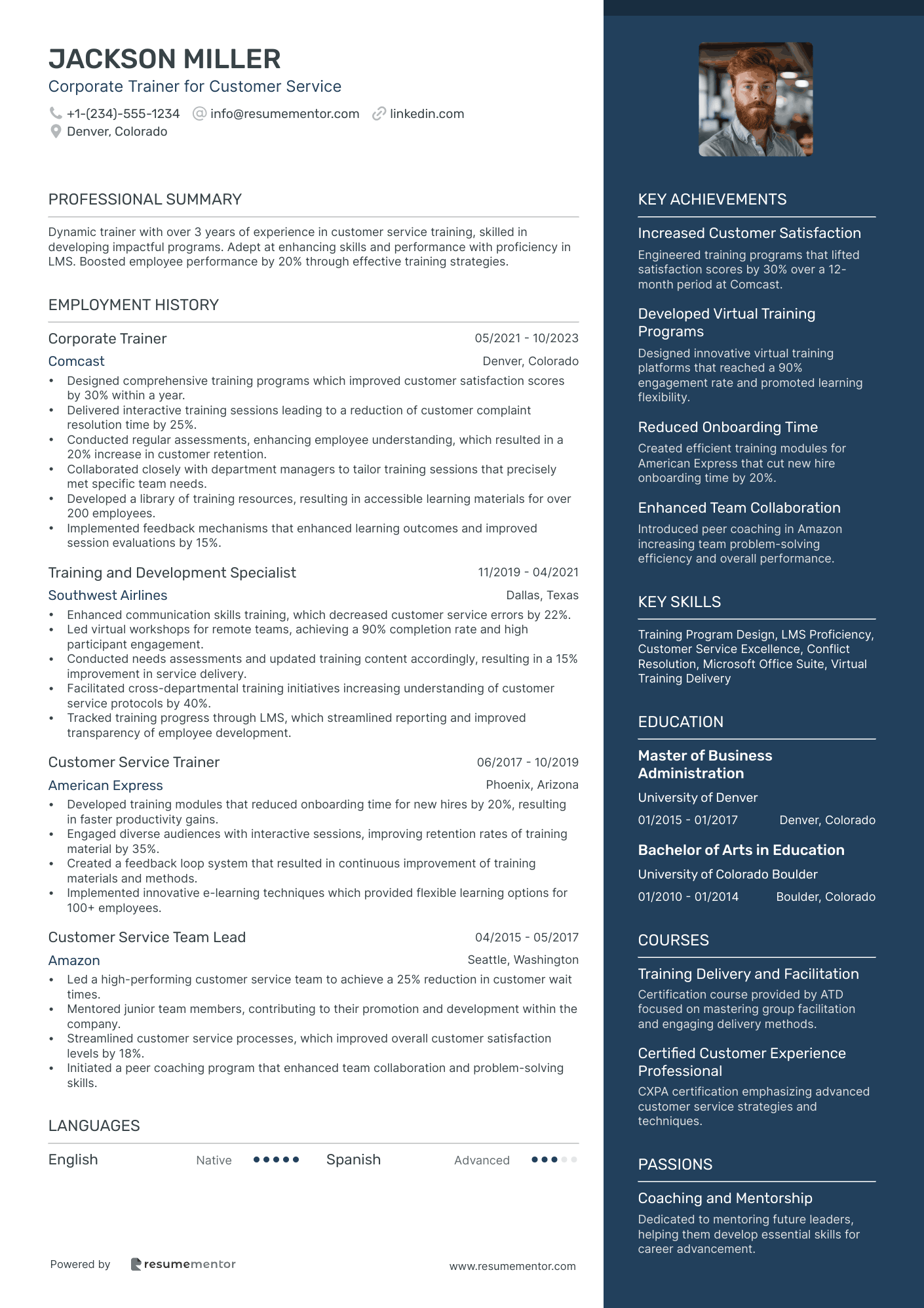 Corporate Trainer for Customer Service