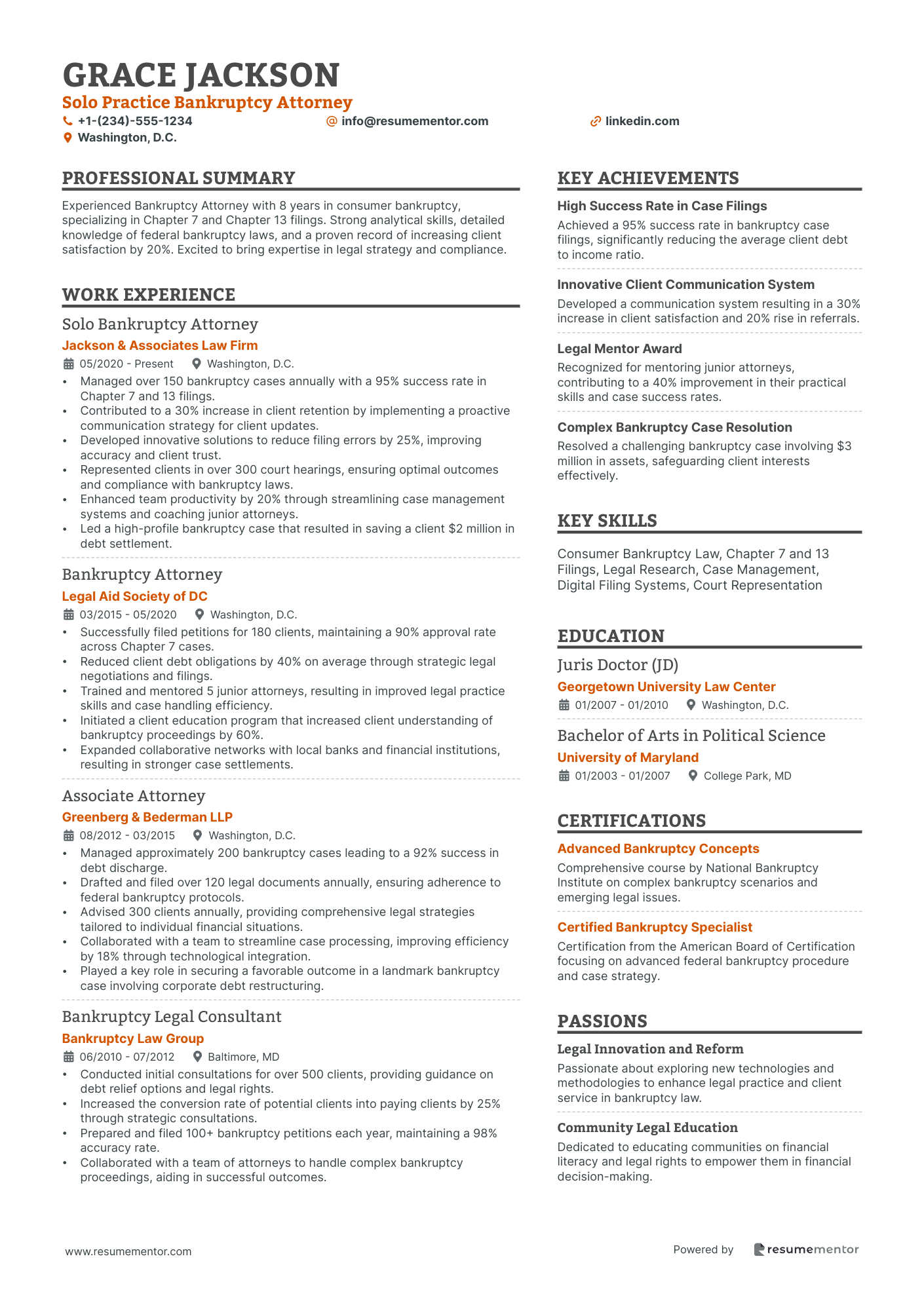 Solo Practice Bankruptcy Attorney