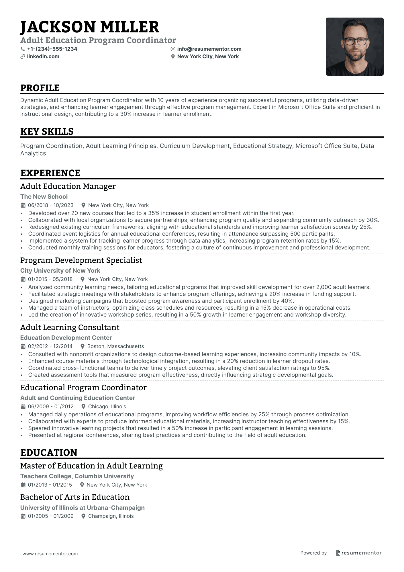 Adult Education Program Coordinator