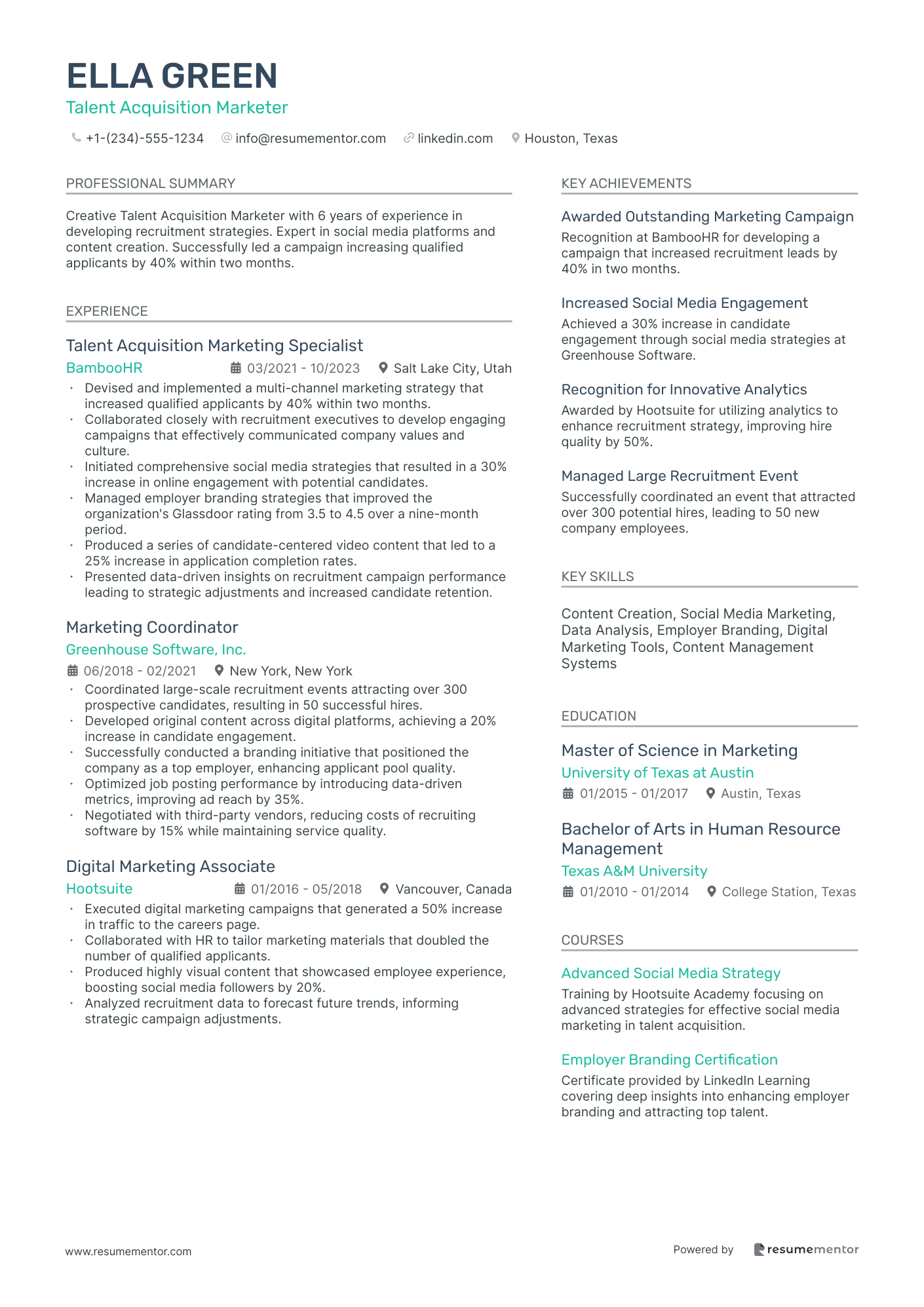 Talent Acquisition Marketer