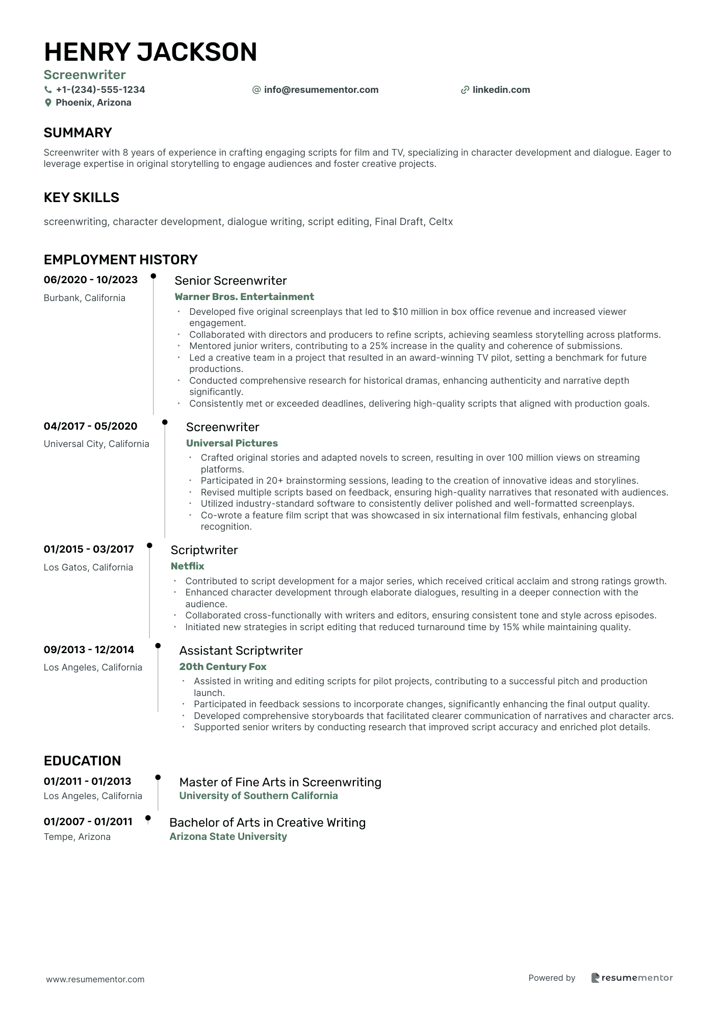 Screenwriter