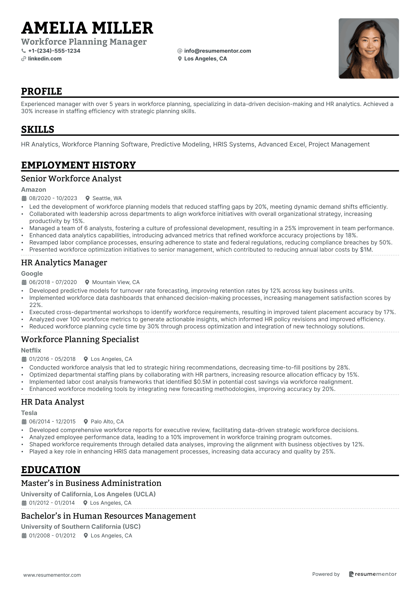 Workforce Planning Manager