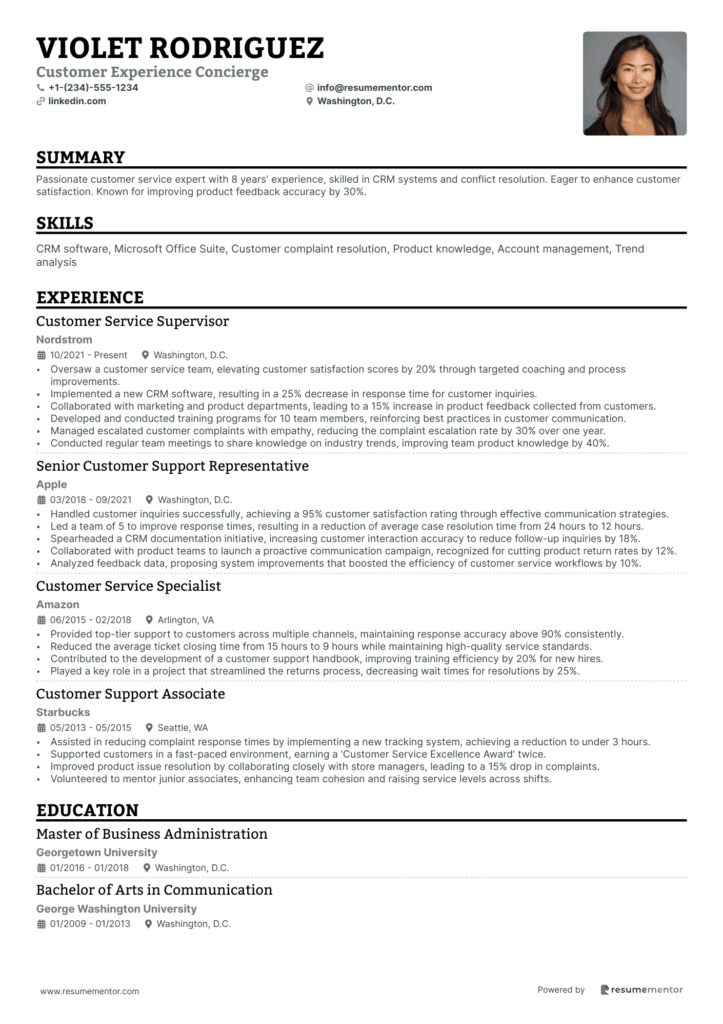 Customer Experience Concierge