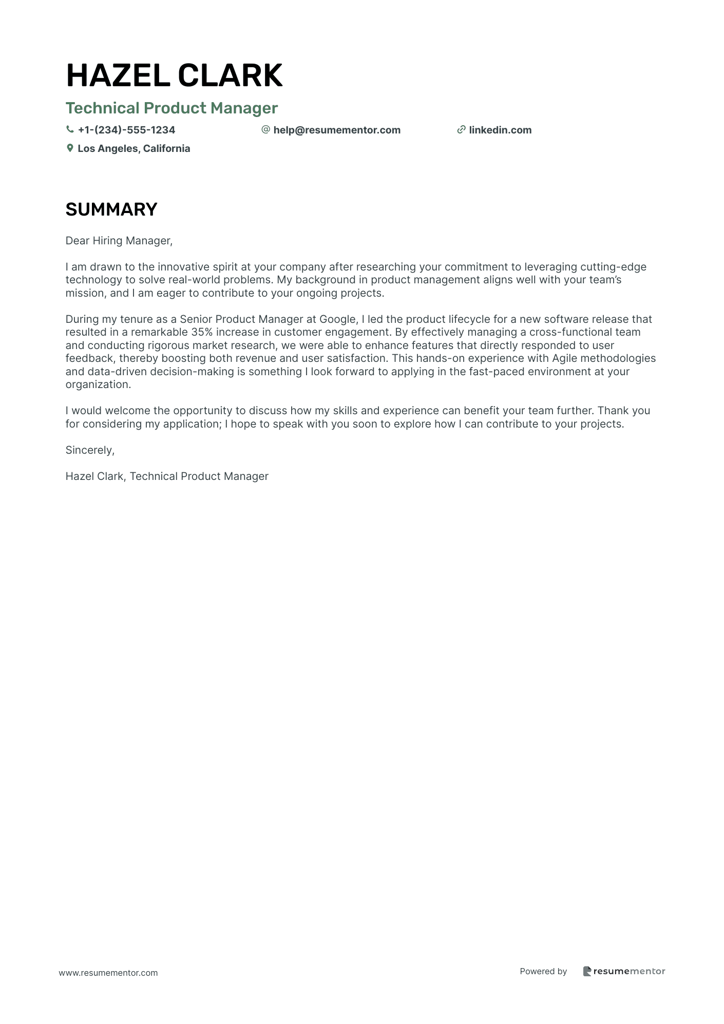 Technical Product Manager