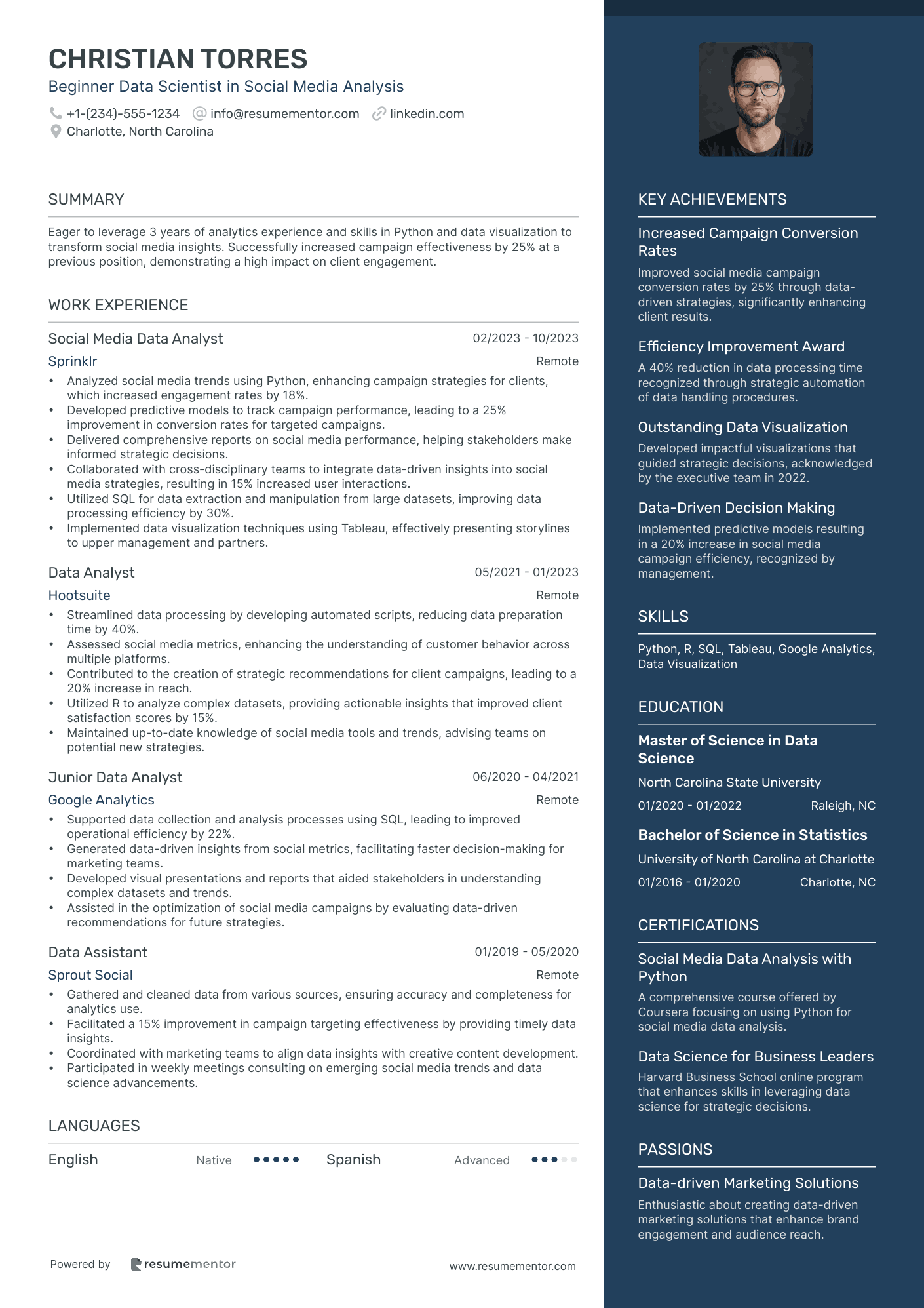 Beginner Data Scientist in Social Media Analysis