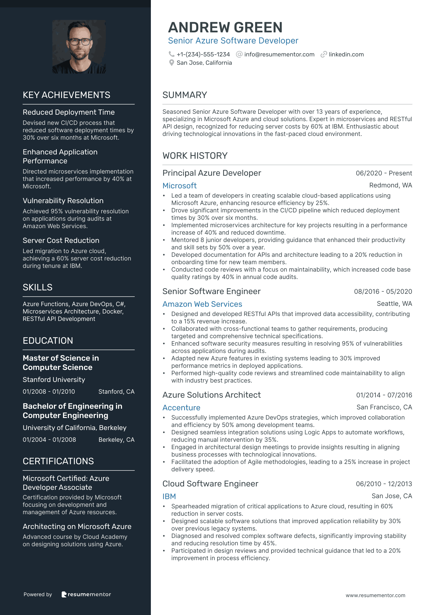 Senior Azure Software Developer