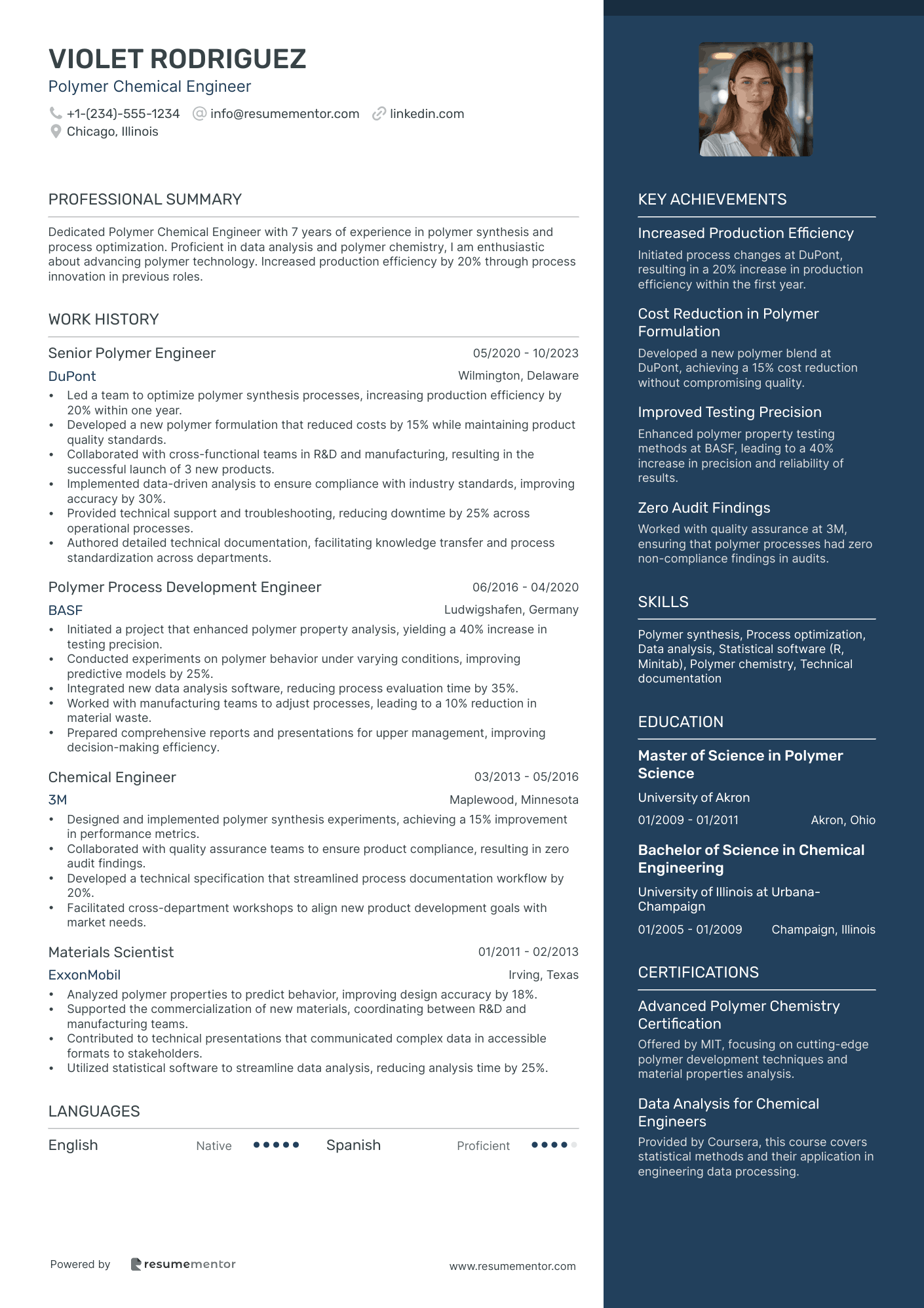 Polymer Chemical Engineer