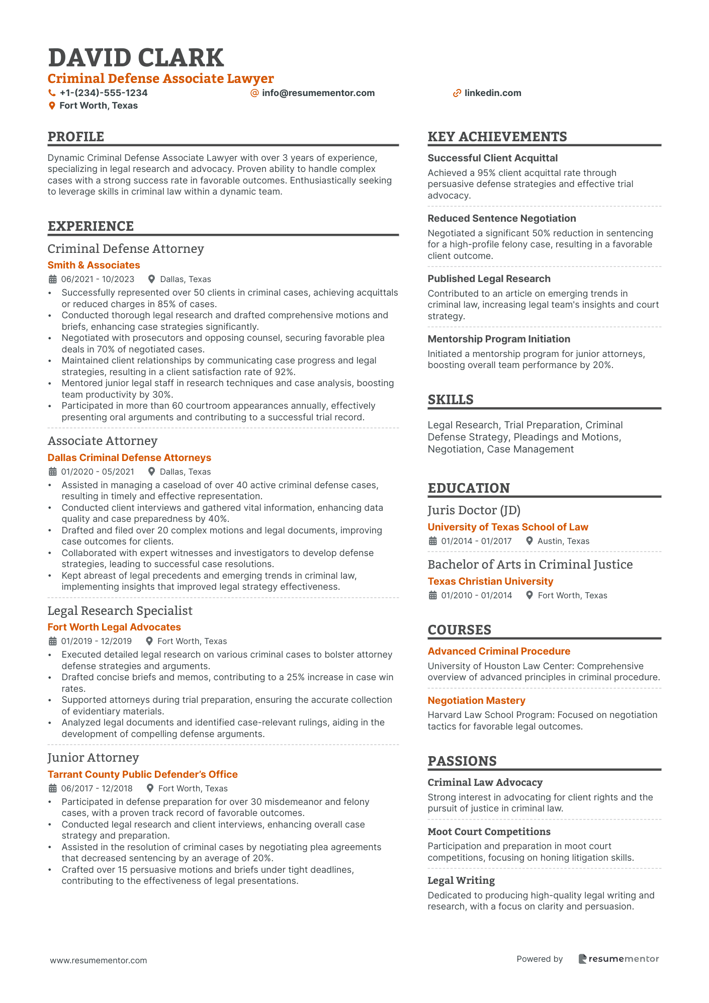 Criminal Defense Associate Lawyer