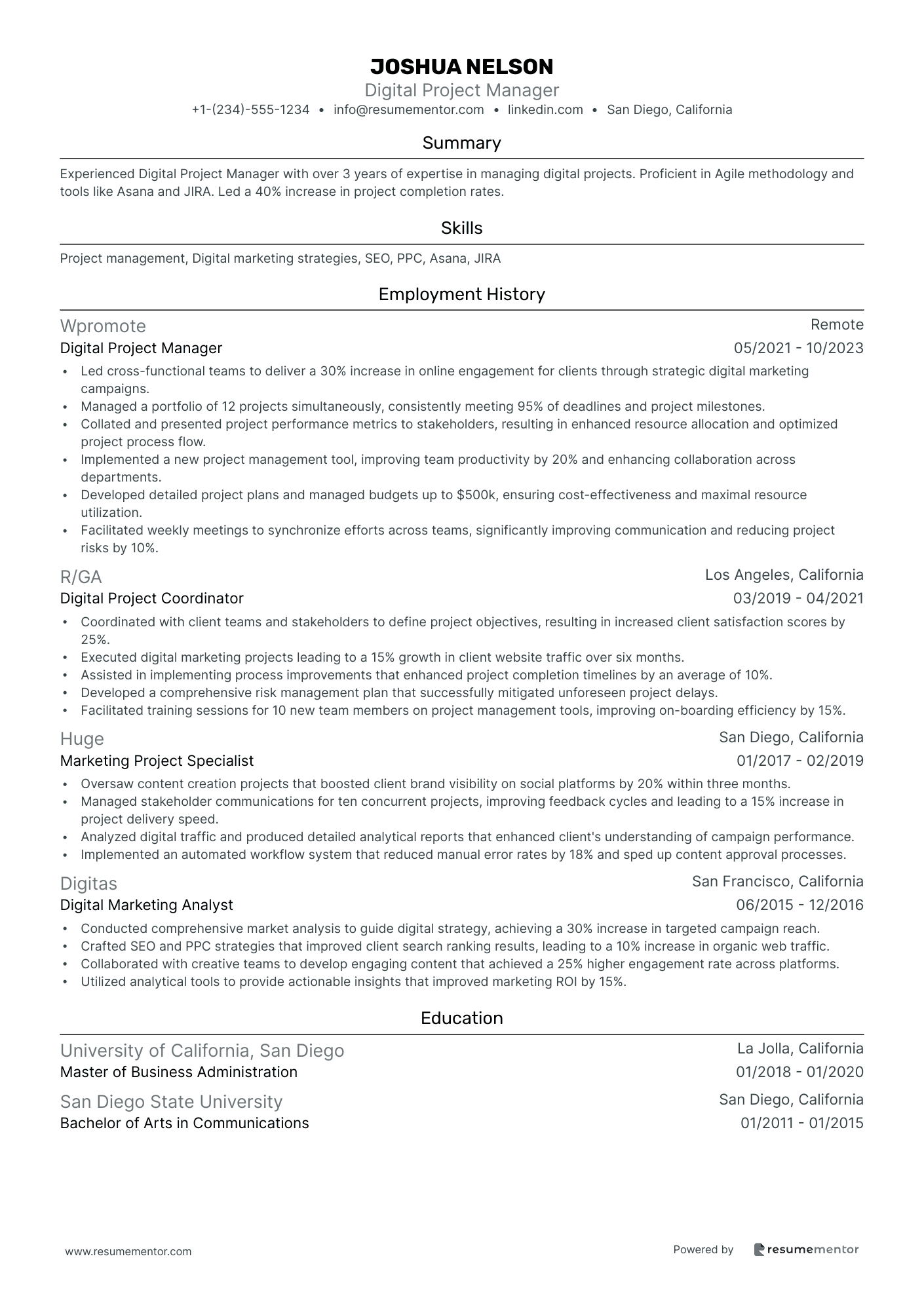 Digital Project Manager