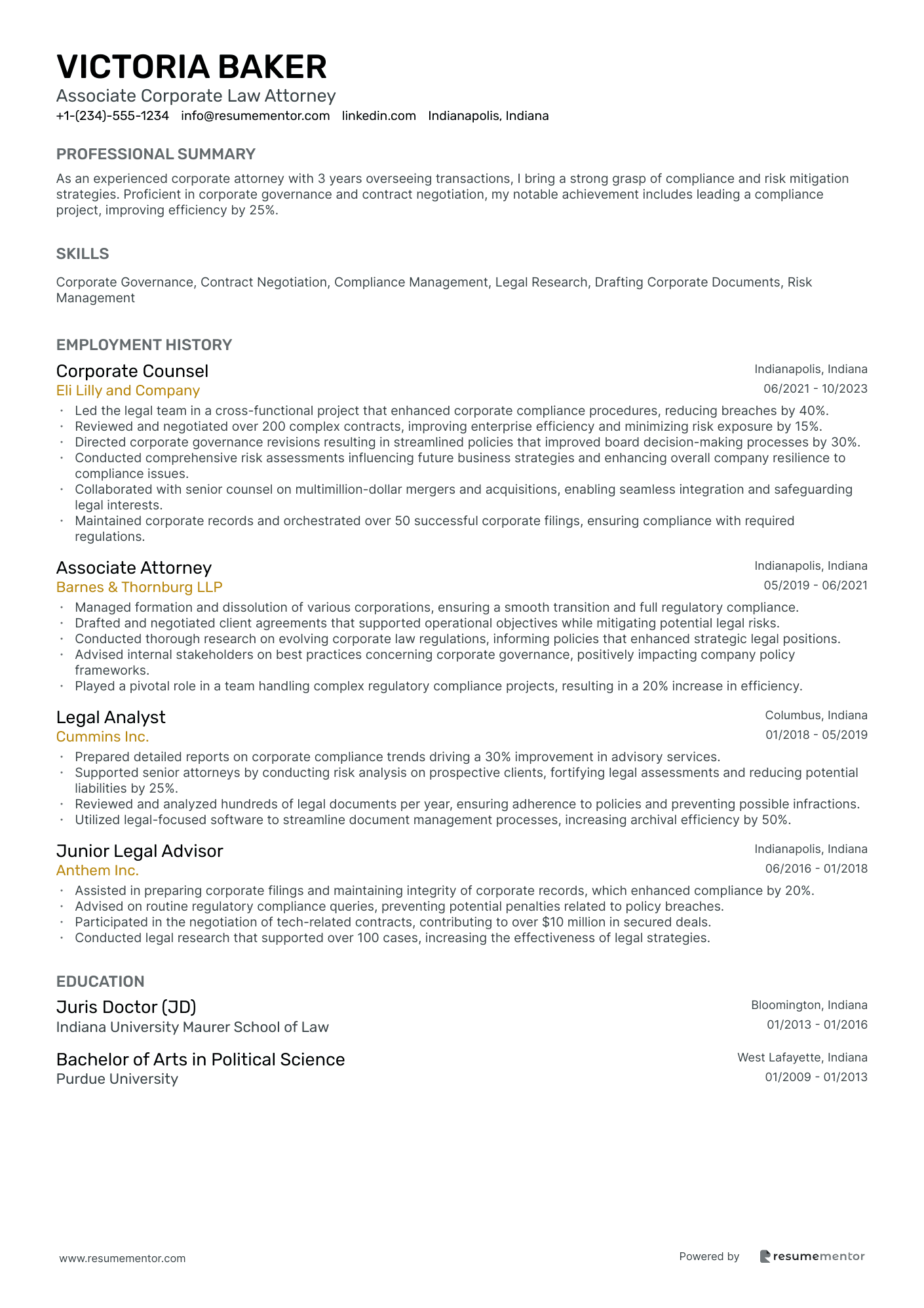 Associate Corporate Law Attorney
