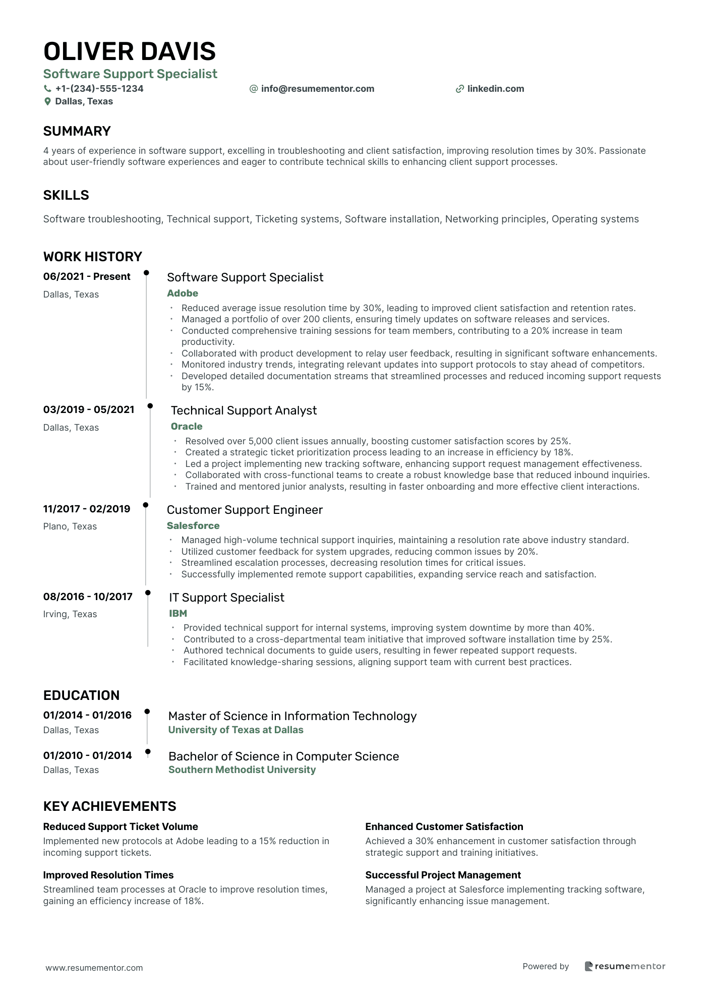 Software Support Specialist