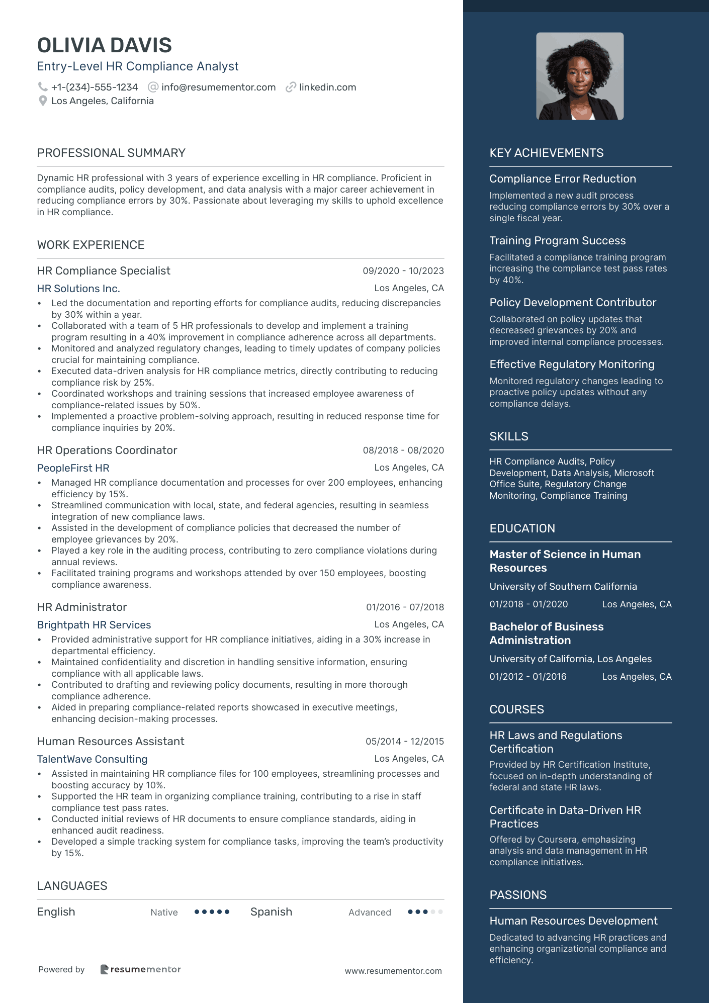 Entry Level HR Compliance Analyst