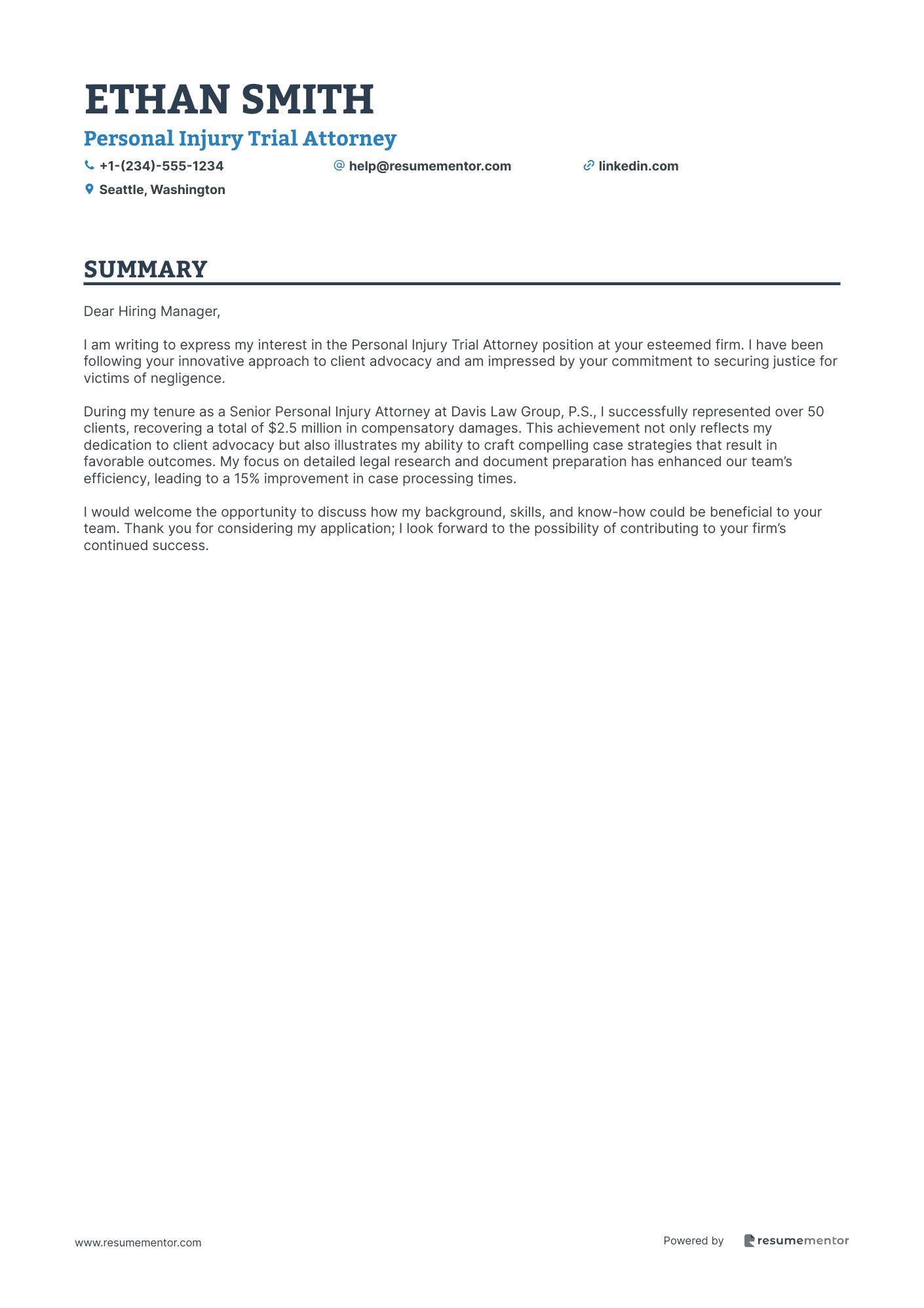 Personal Injury Trial Attorney