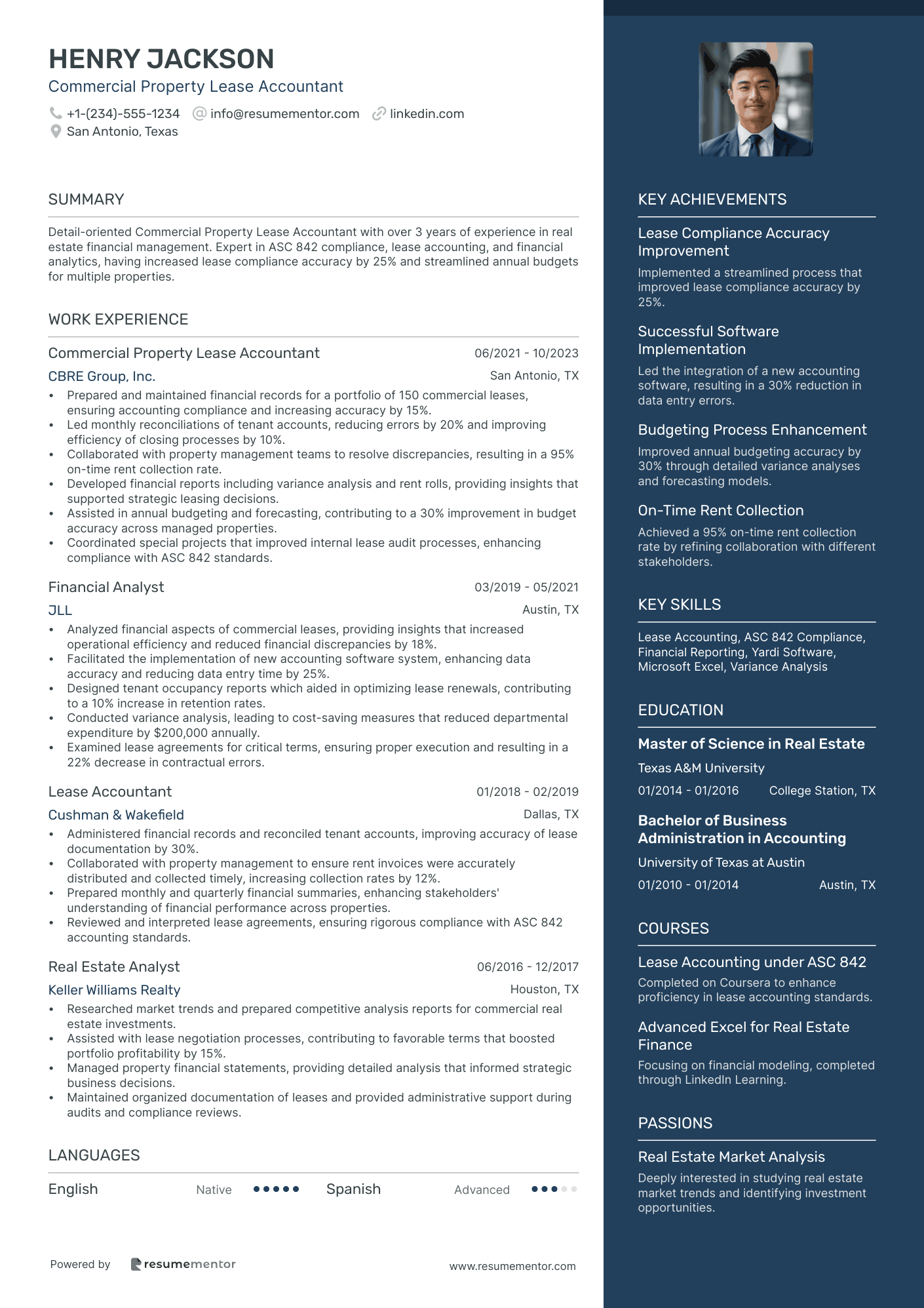 Commercial Property Lease Accountant