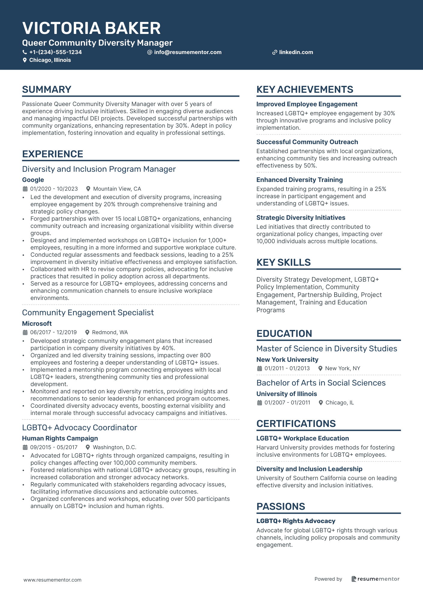 Queer Community Diversity Manager