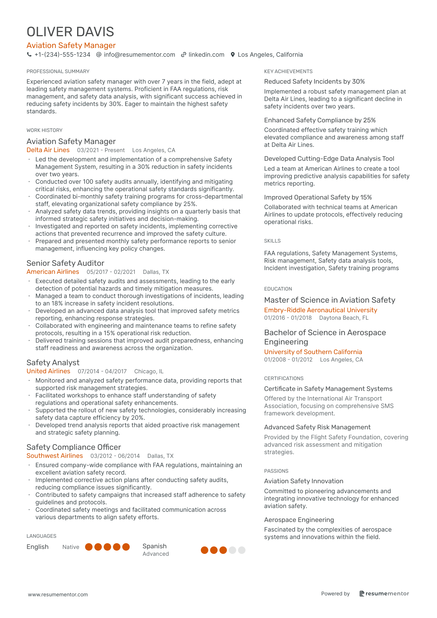 Aviation Safety Manager
