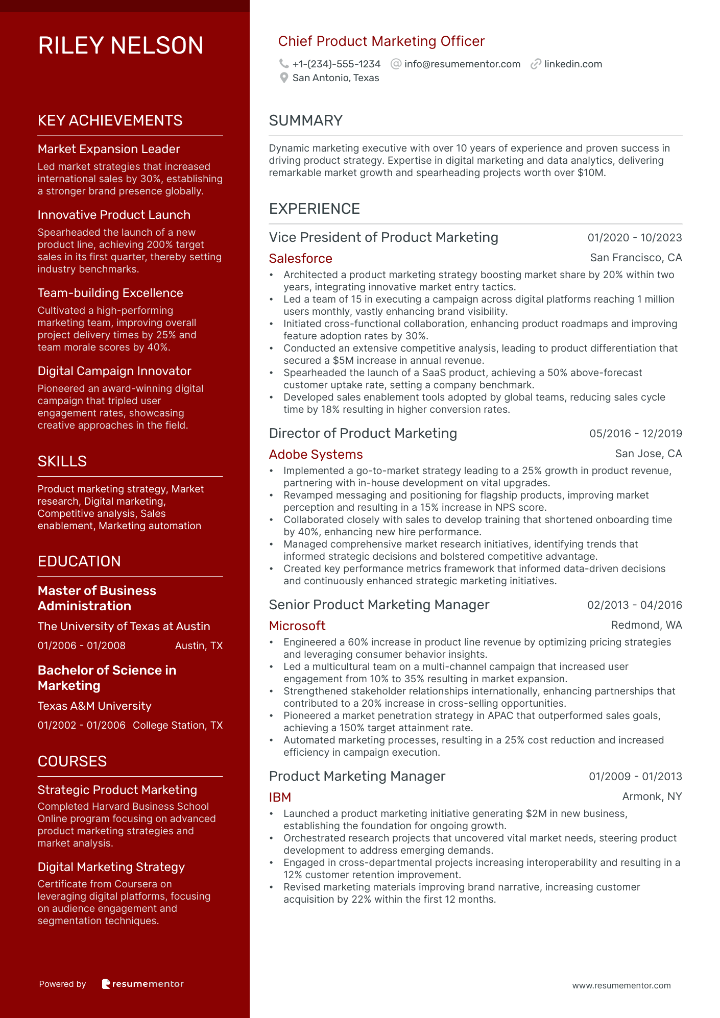 Chief Product Marketing Officer