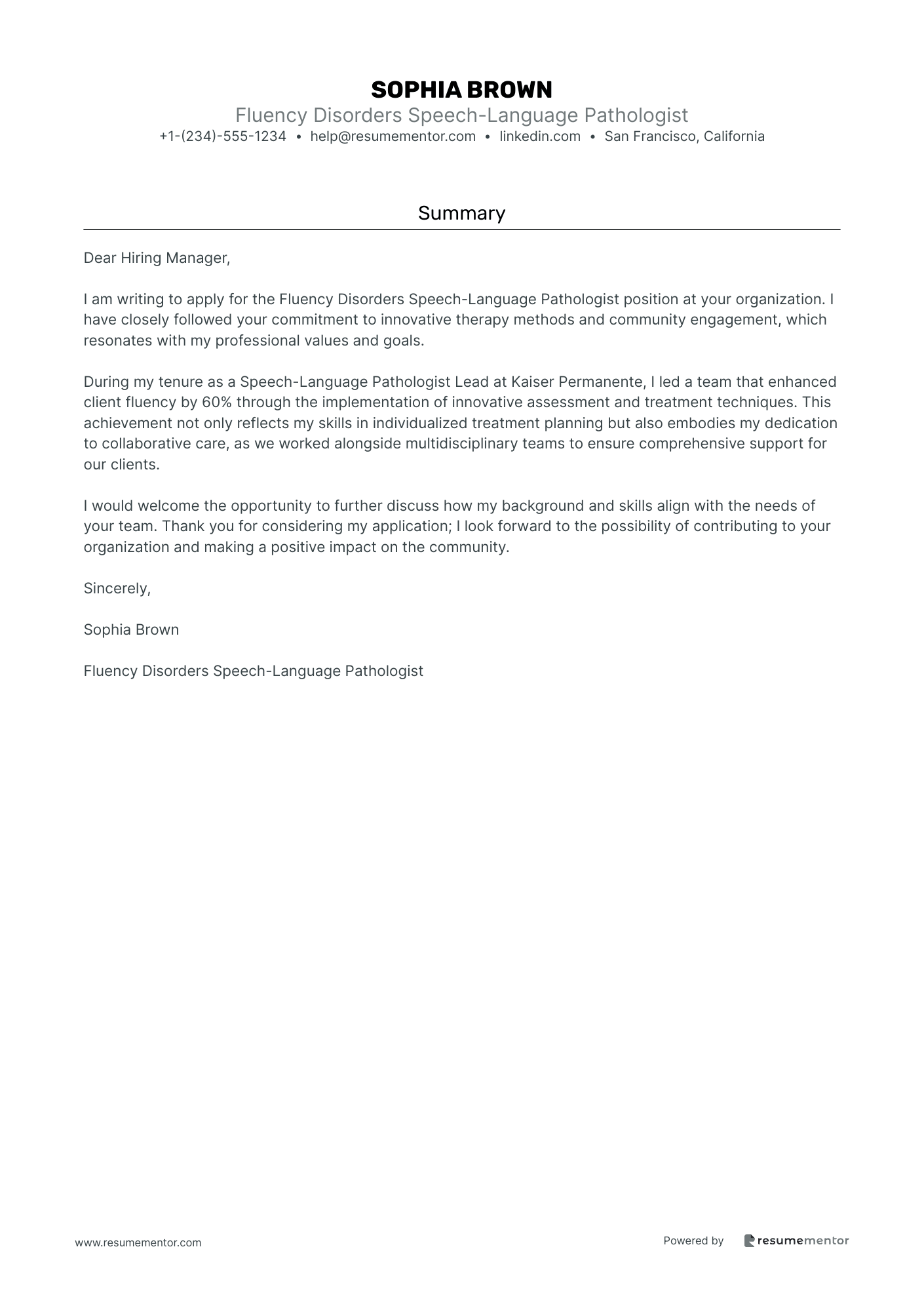 Fluency Disorders Speech Language Pathologist