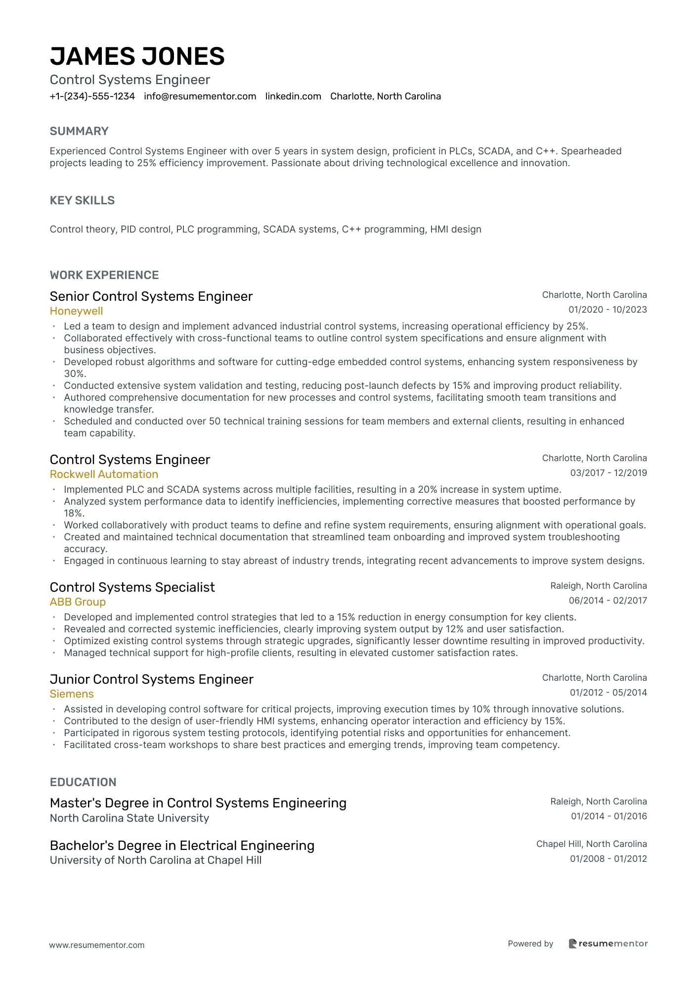 Control Systems Engineer