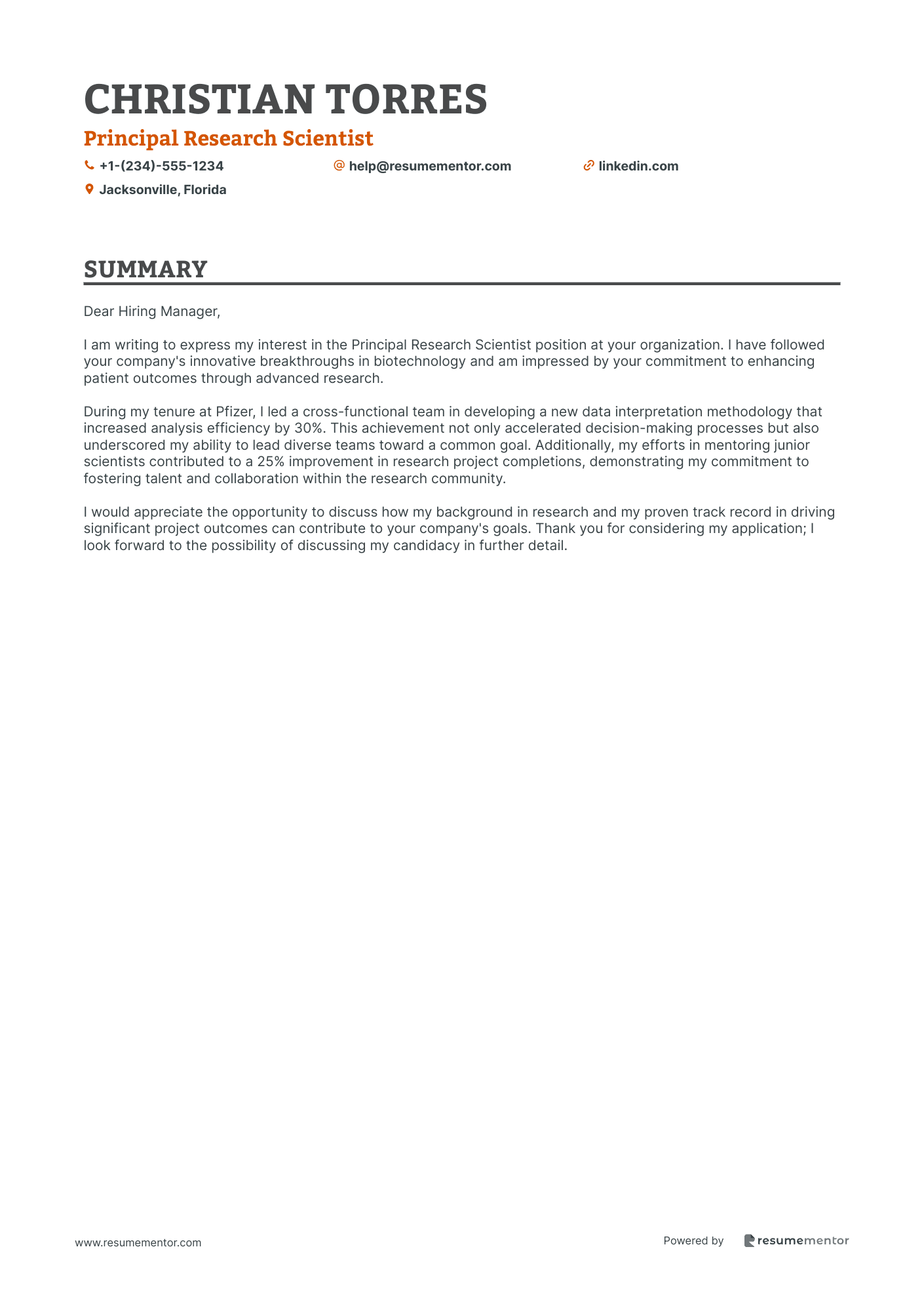 Principal Research Scientist