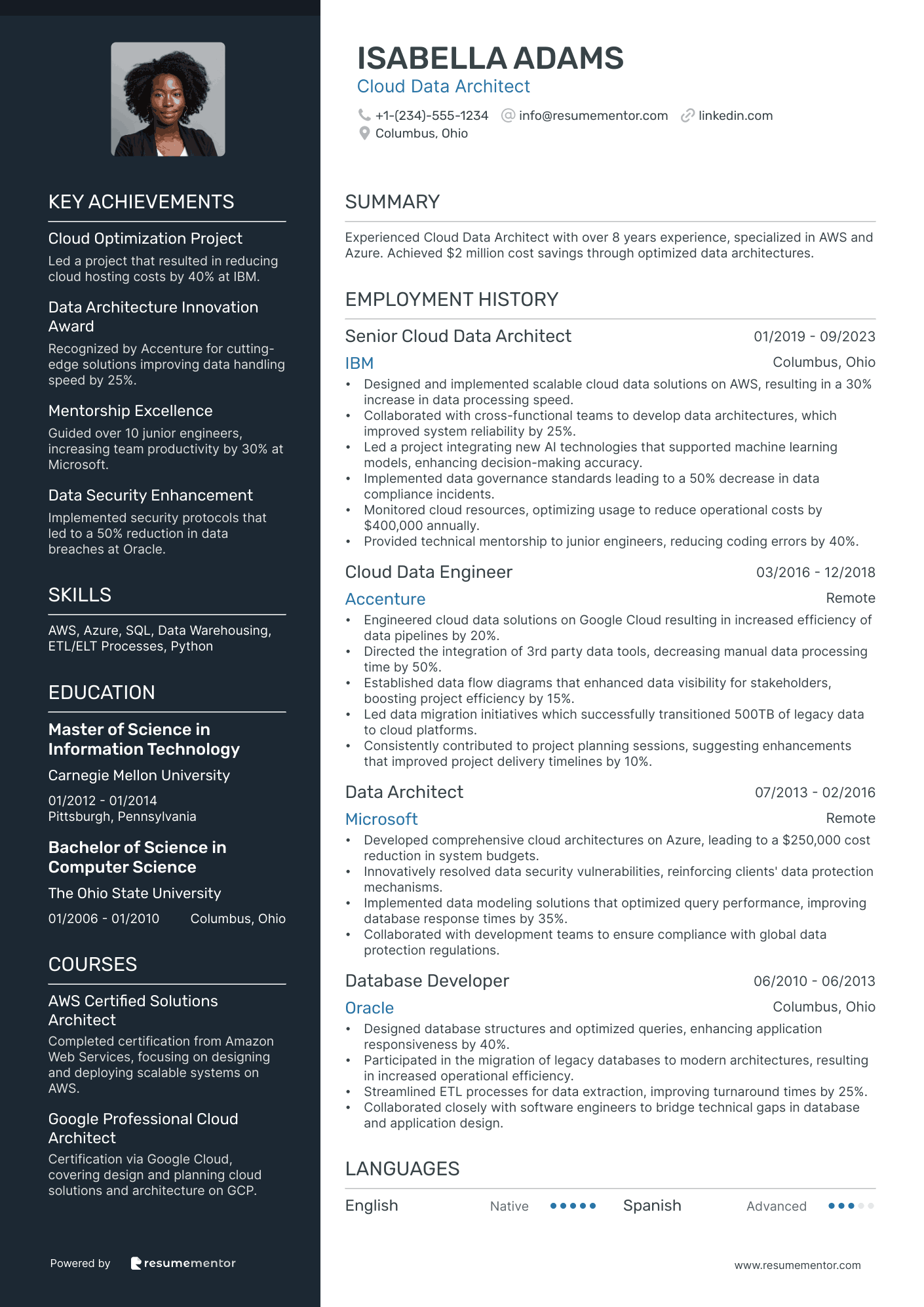 Cloud Data Architect