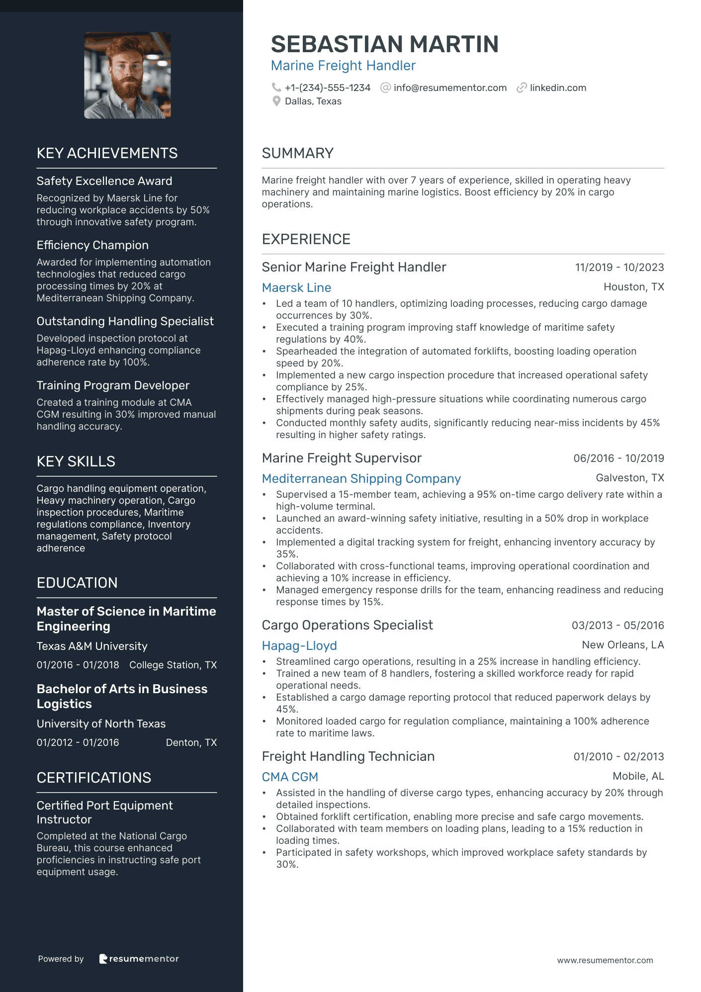 Marine Freight Handler