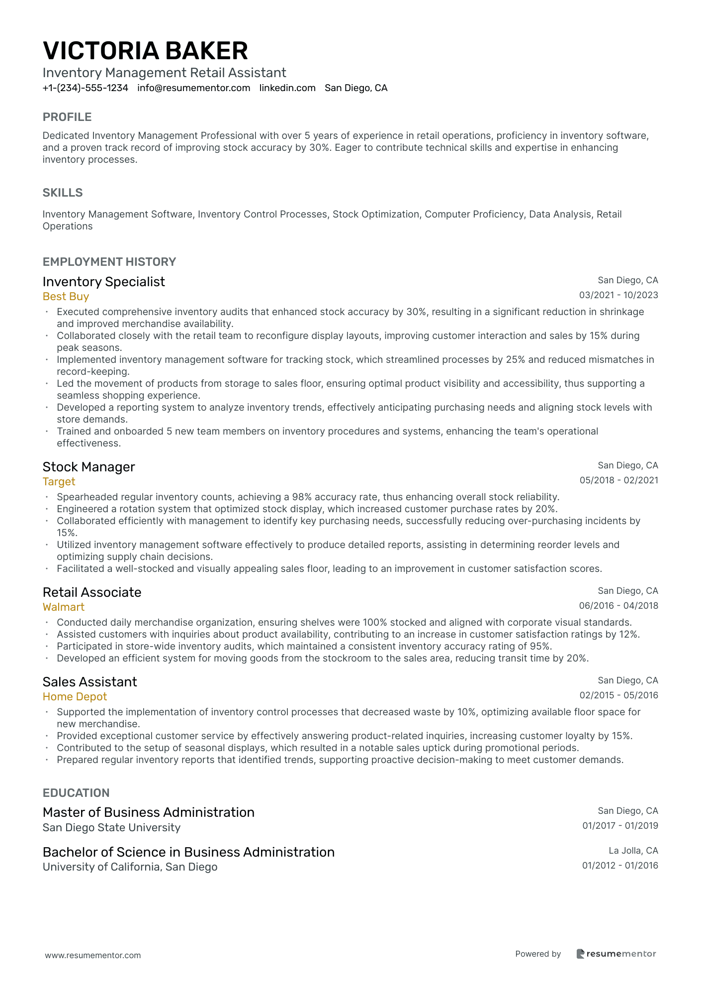 Inventory Management Retail Assistant