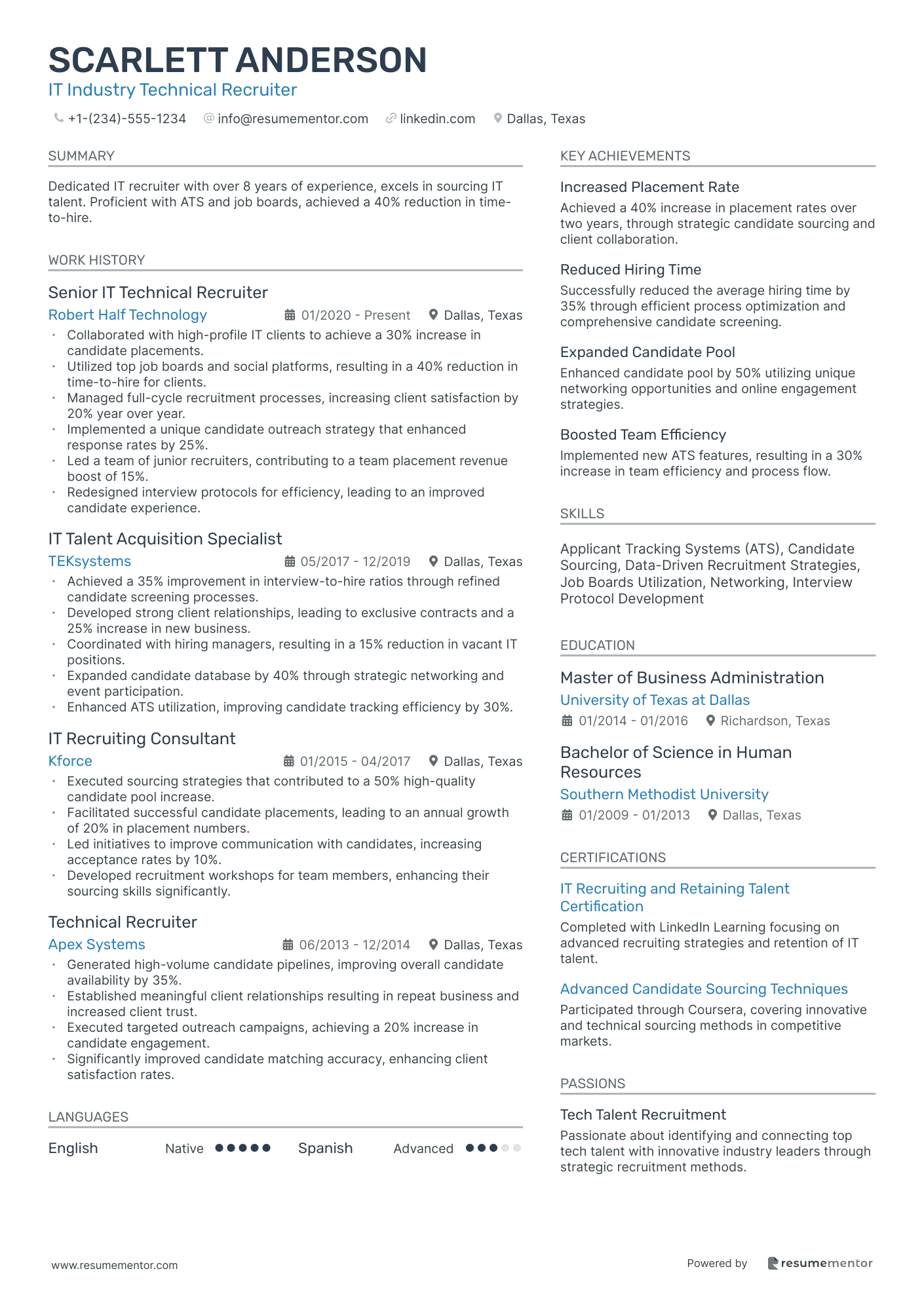 IT Industry Technical Recruiter