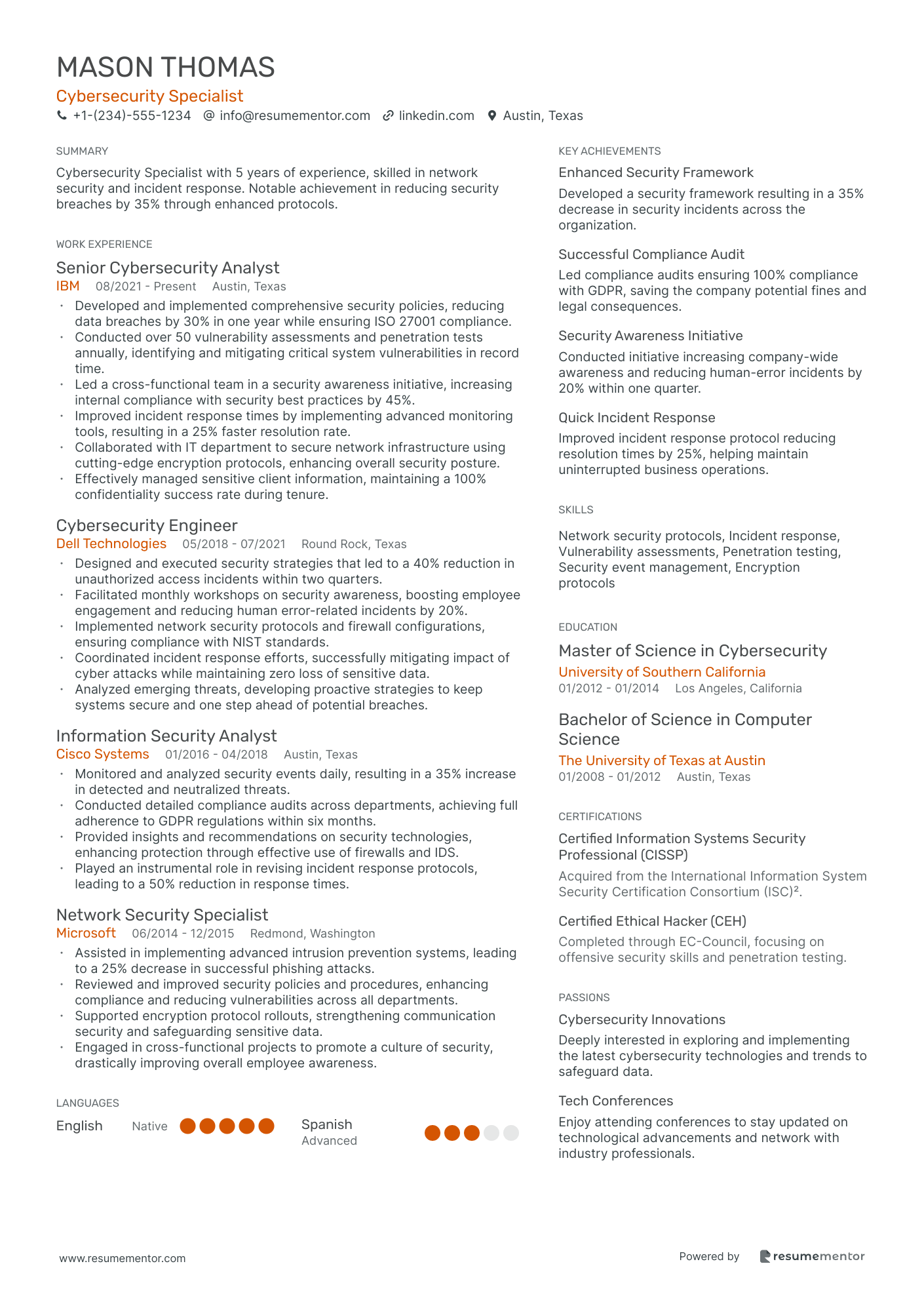 Cybersecurity Specialist