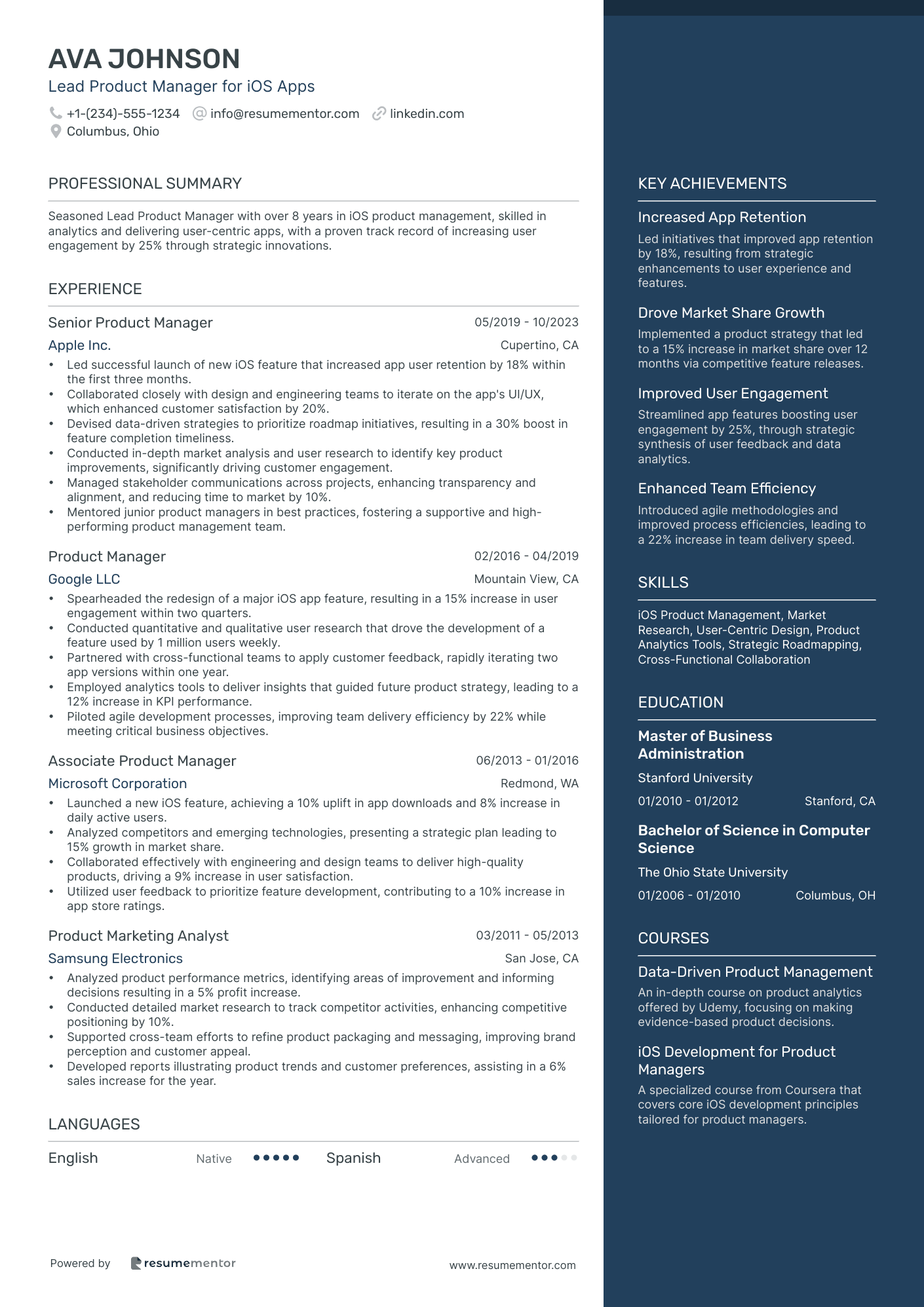 Lead Product Manager for iOS Apps