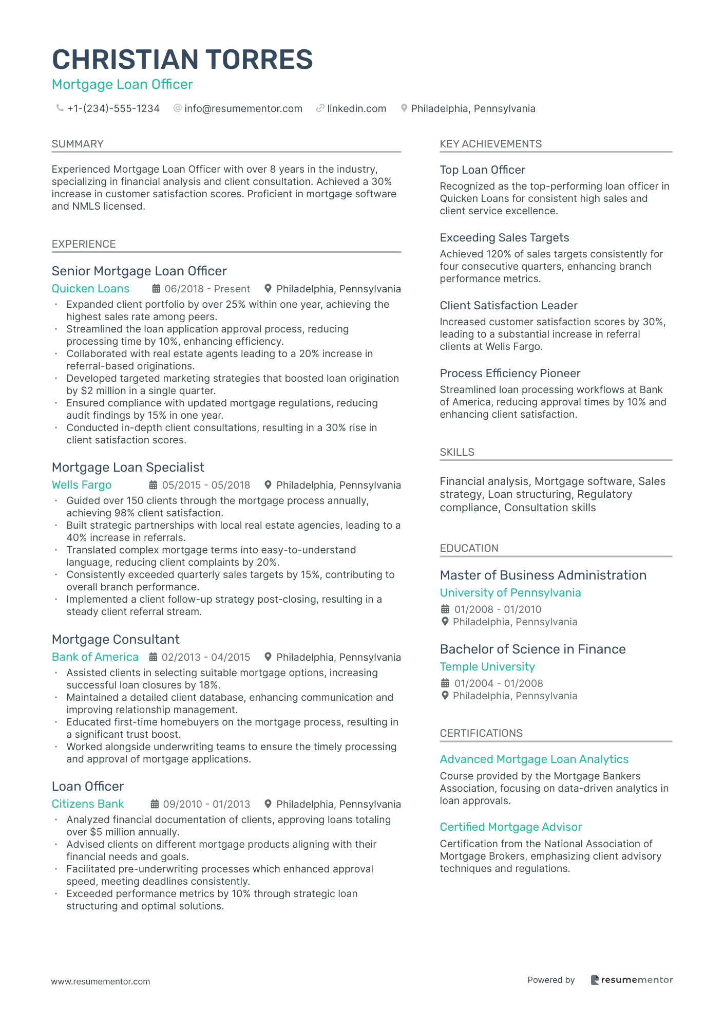 Mortgage Loan Officer