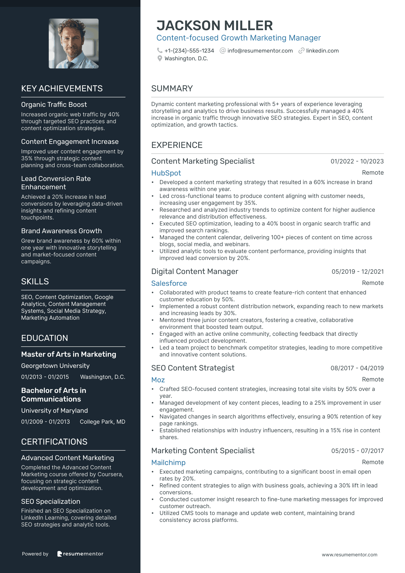 Content focused Growth Marketing Manager