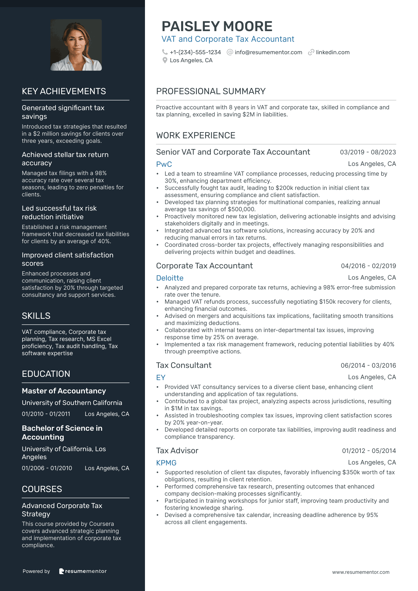 VAT and Corporate Tax Accountant