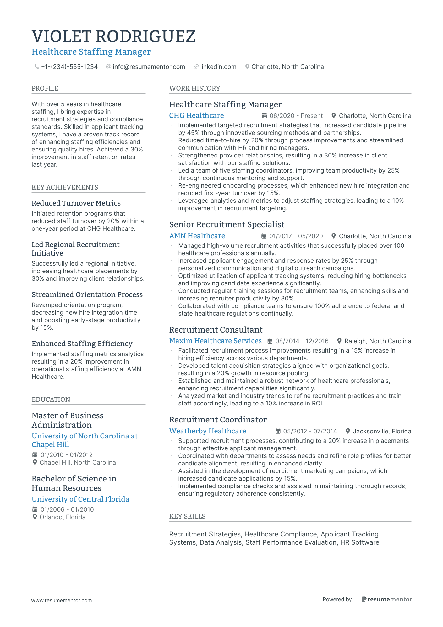Healthcare Staffing Manager