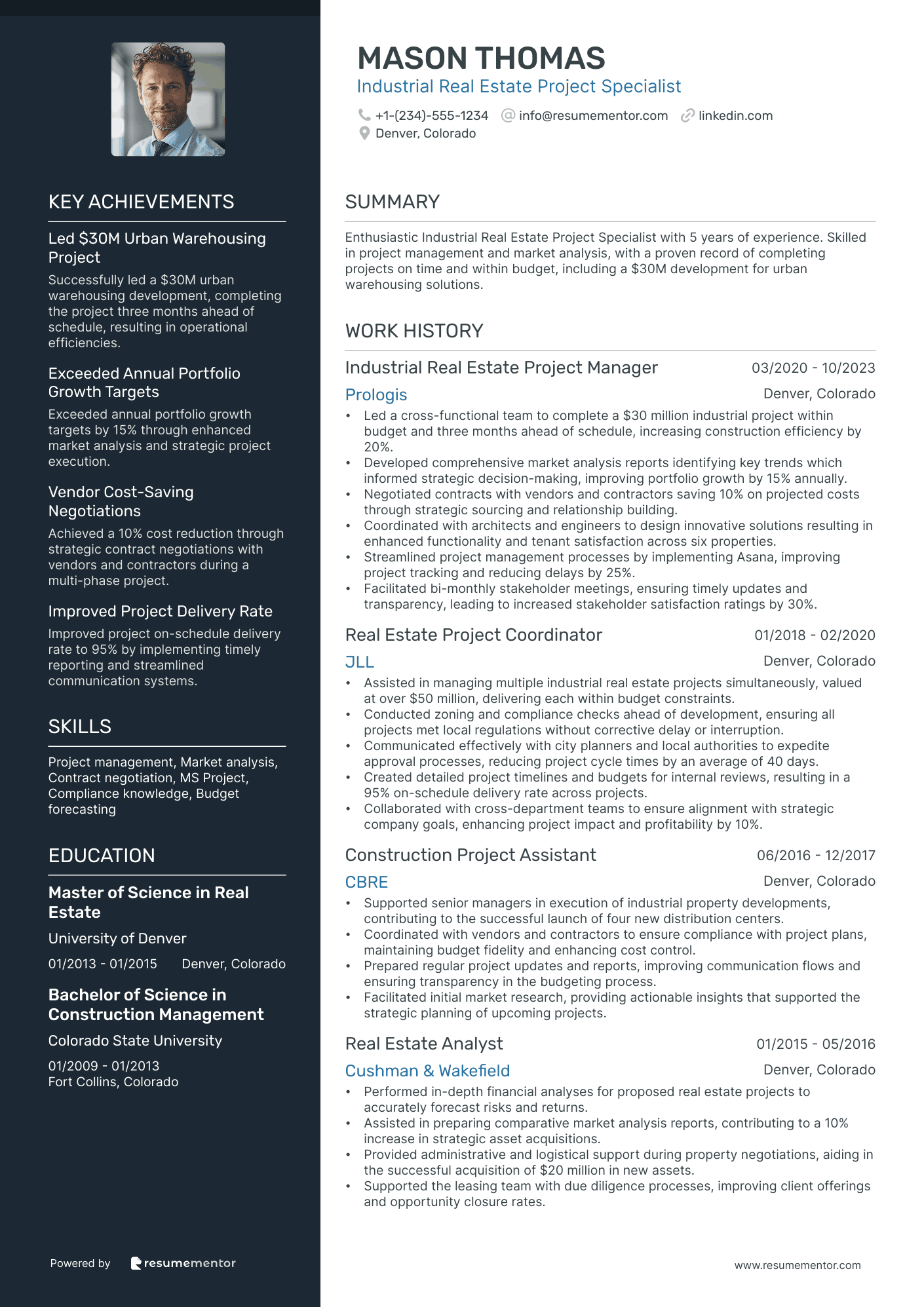 Industrial Real Estate Project Specialist