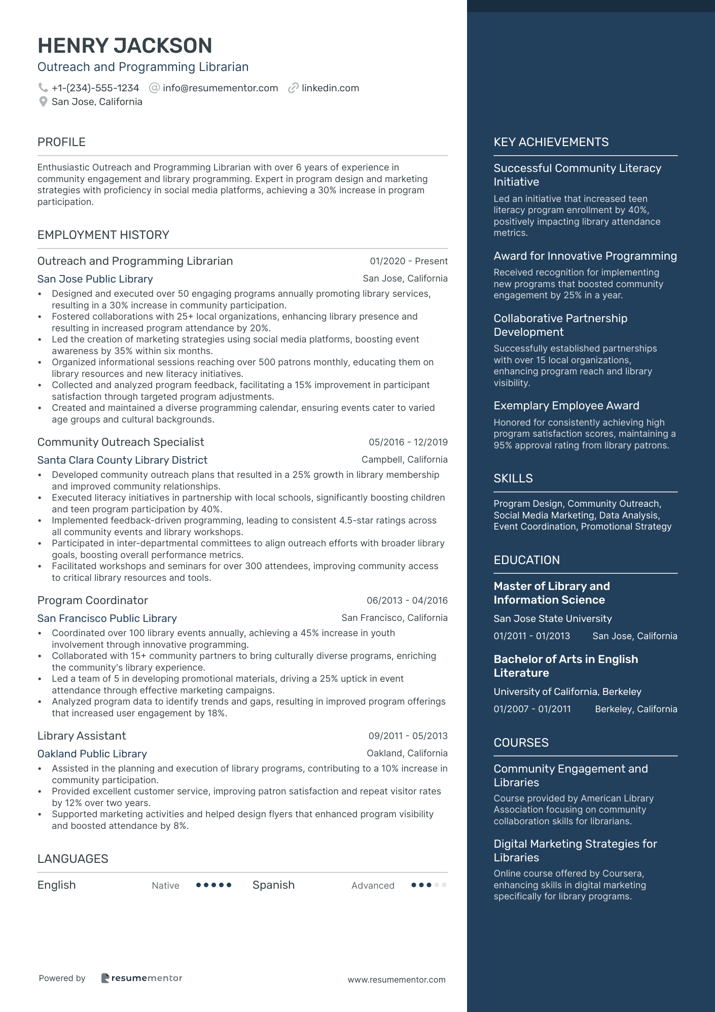 Outreach and Programming Librarian