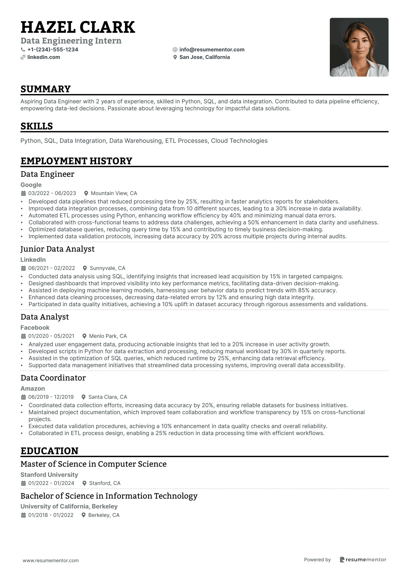 Data Engineering Intern