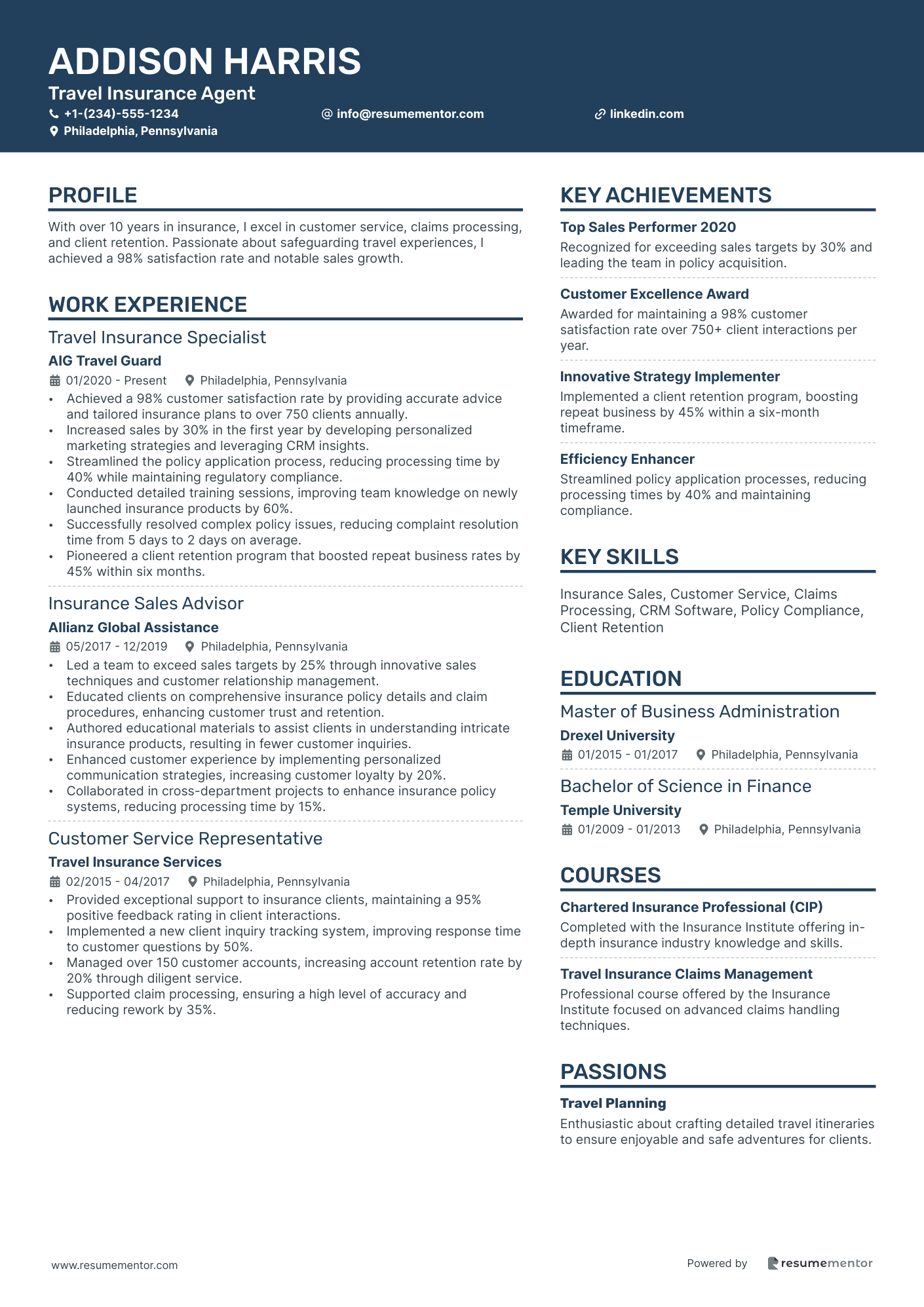 Travel Insurance Agent