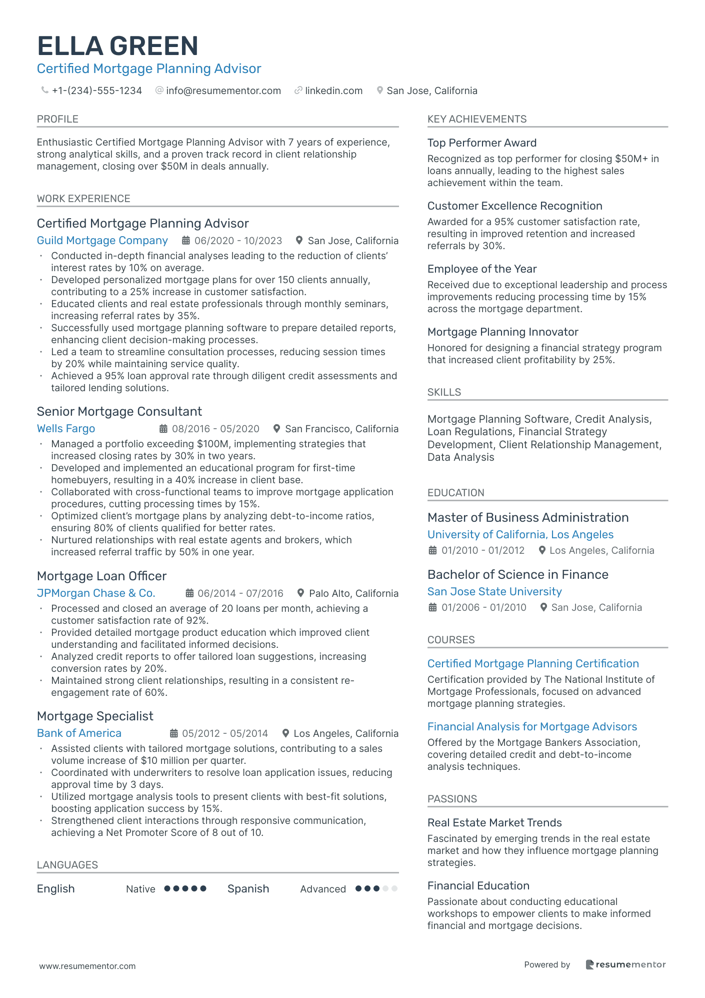 Certified Mortgage Planning Advisor