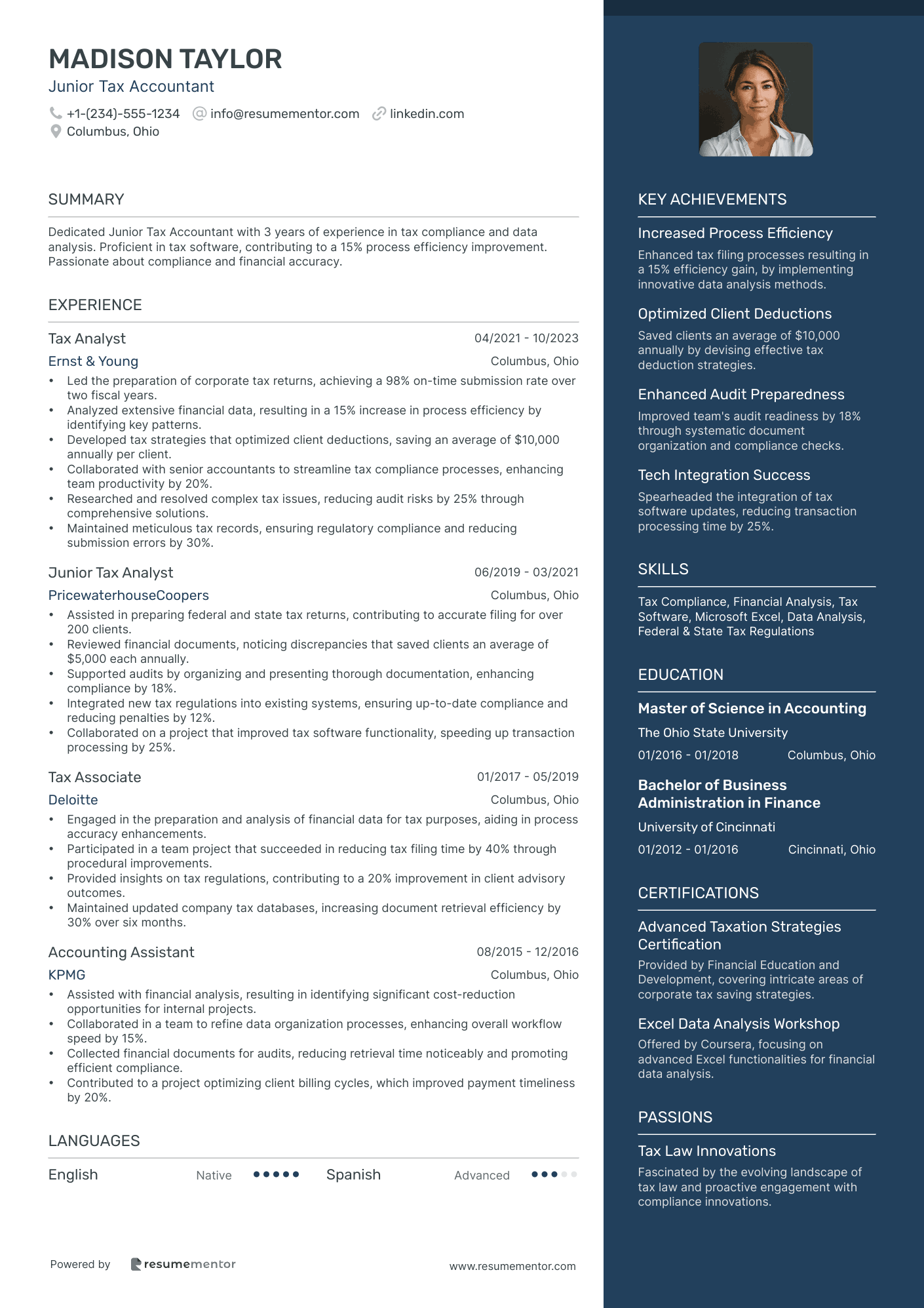 Junior Tax Accountant