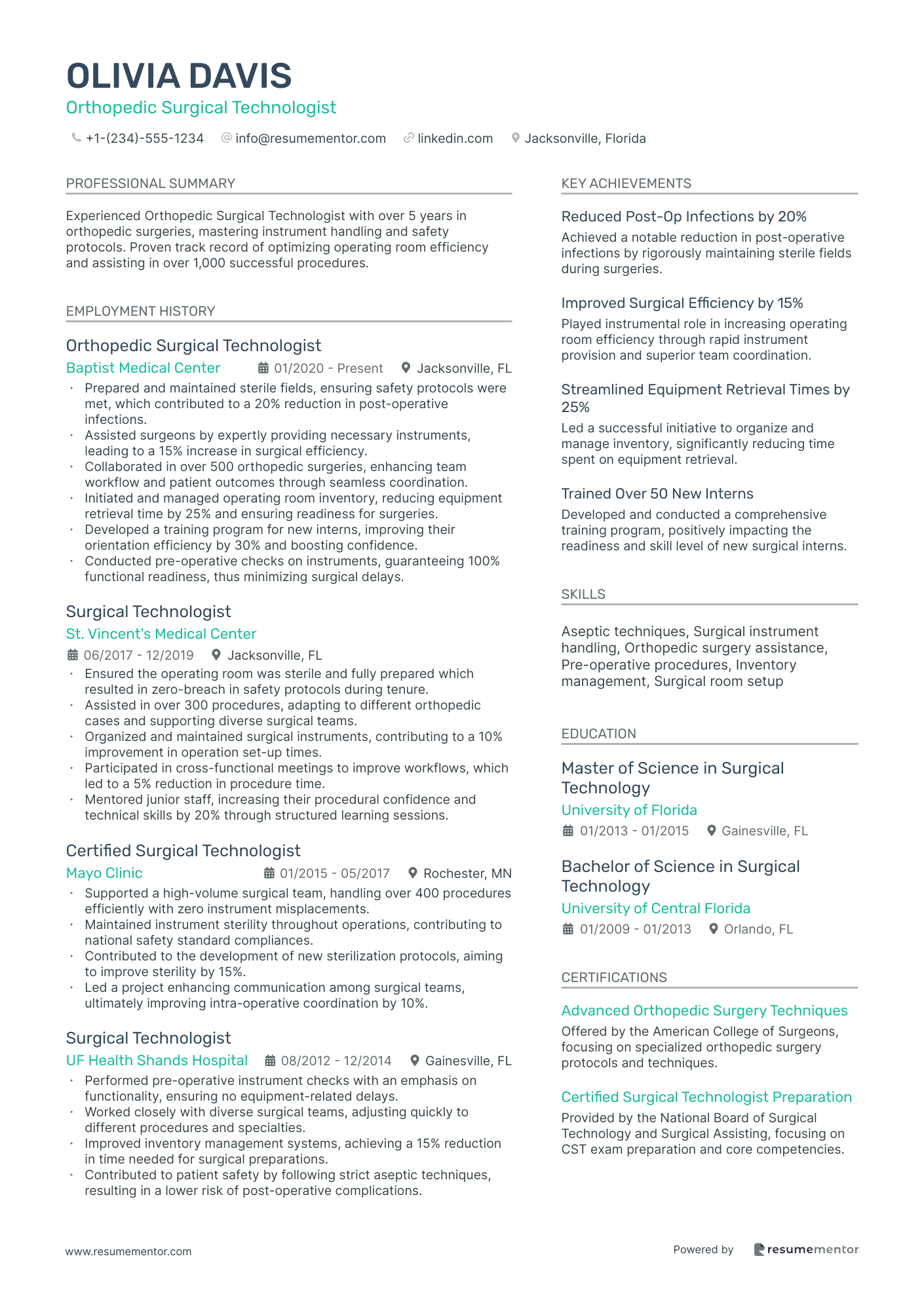 Orthopedic Surgical Technologist