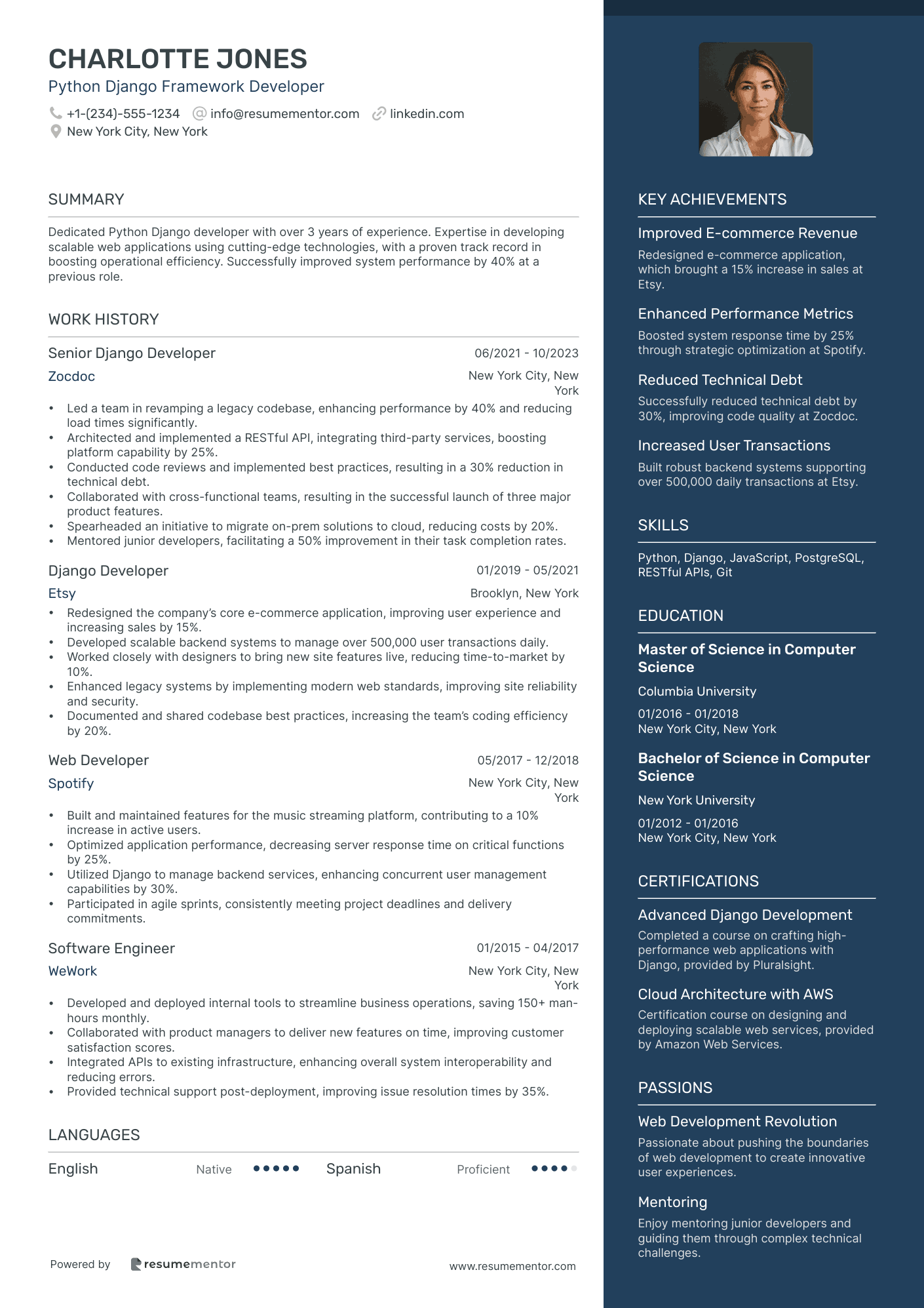 Python Django Framework Developer