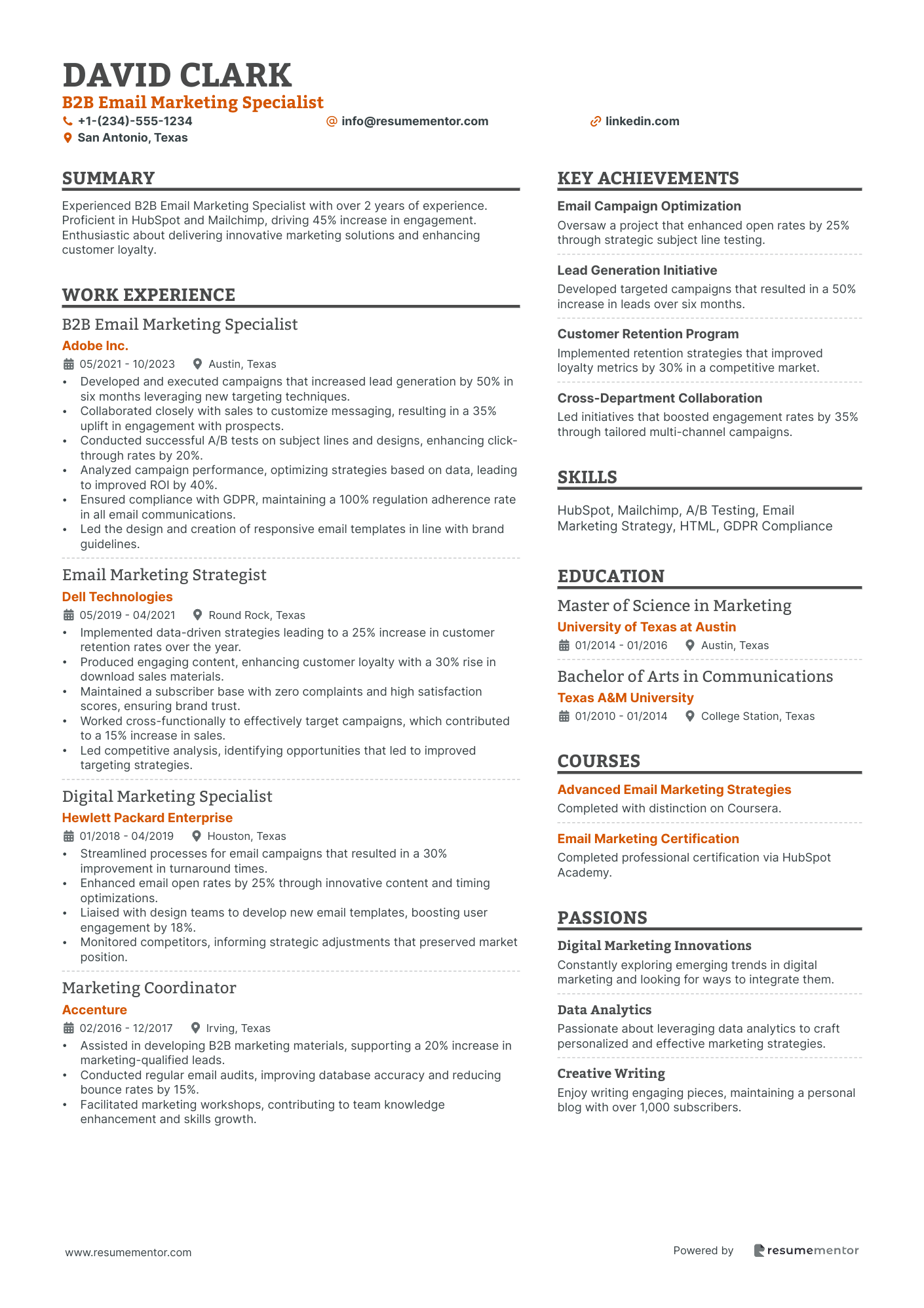 B2B Email Marketing Specialist