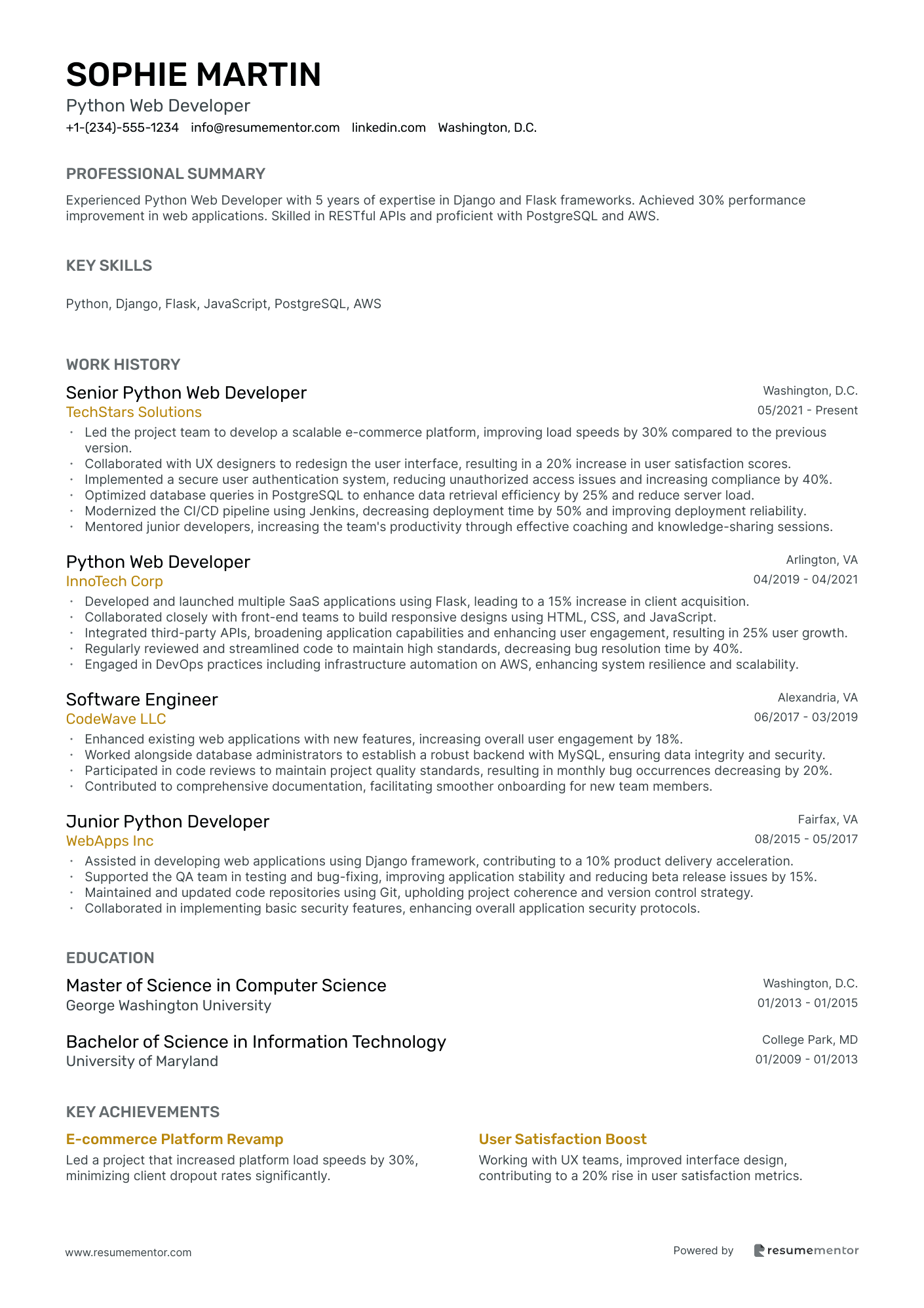 Python Web Developer
