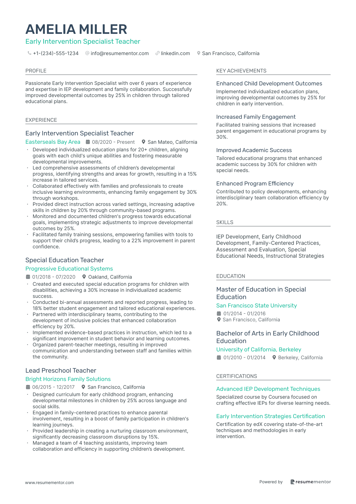 Early Intervention Specialist Teacher