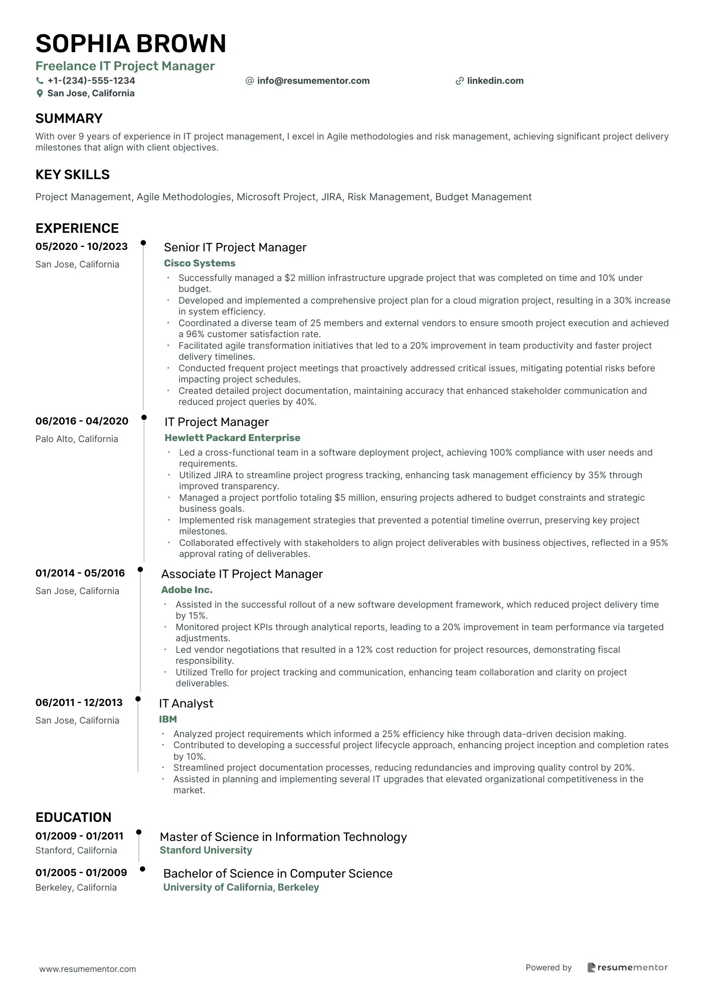 Freelance IT Project Manager