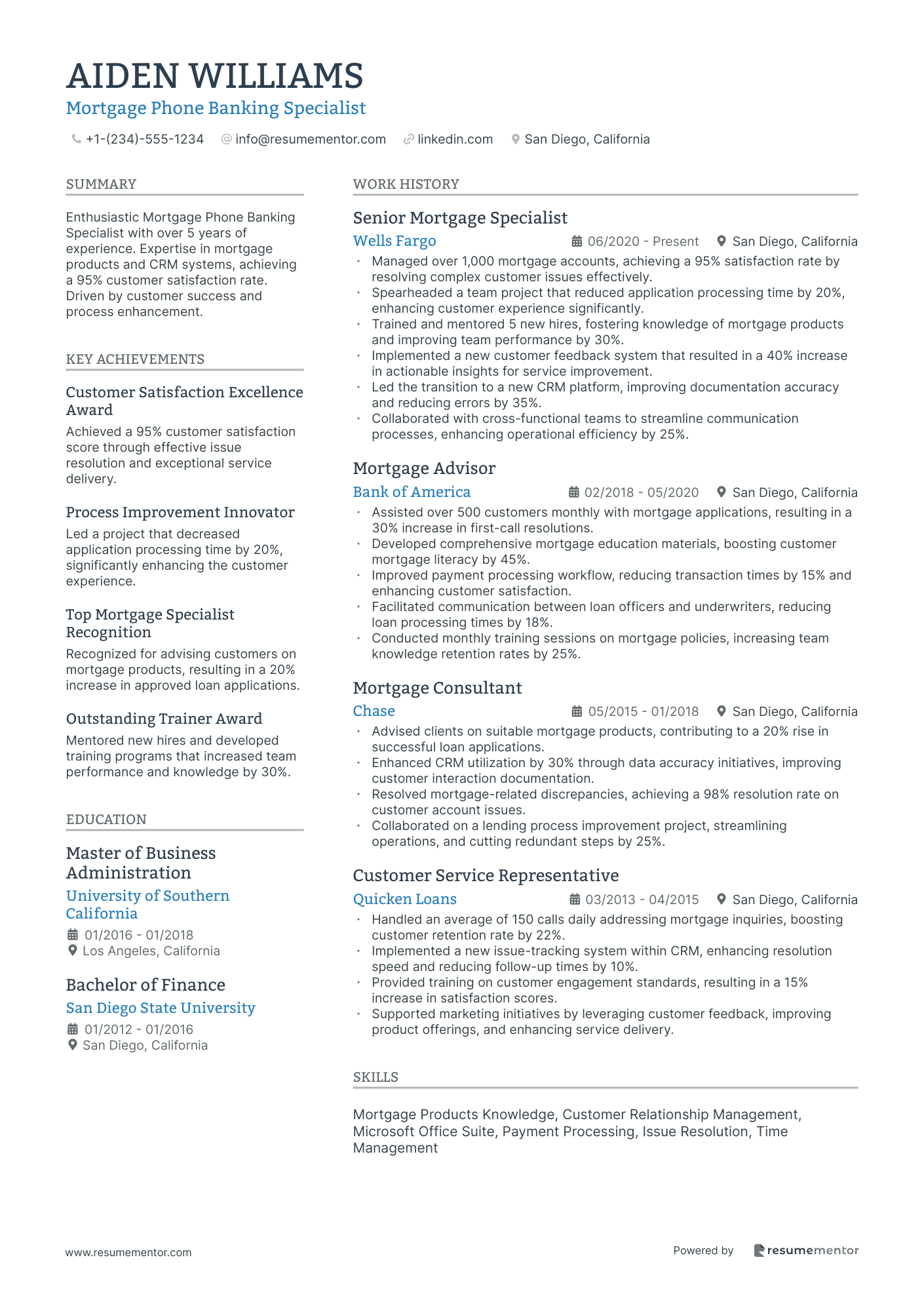 Mortgage Phone Banking Specialist