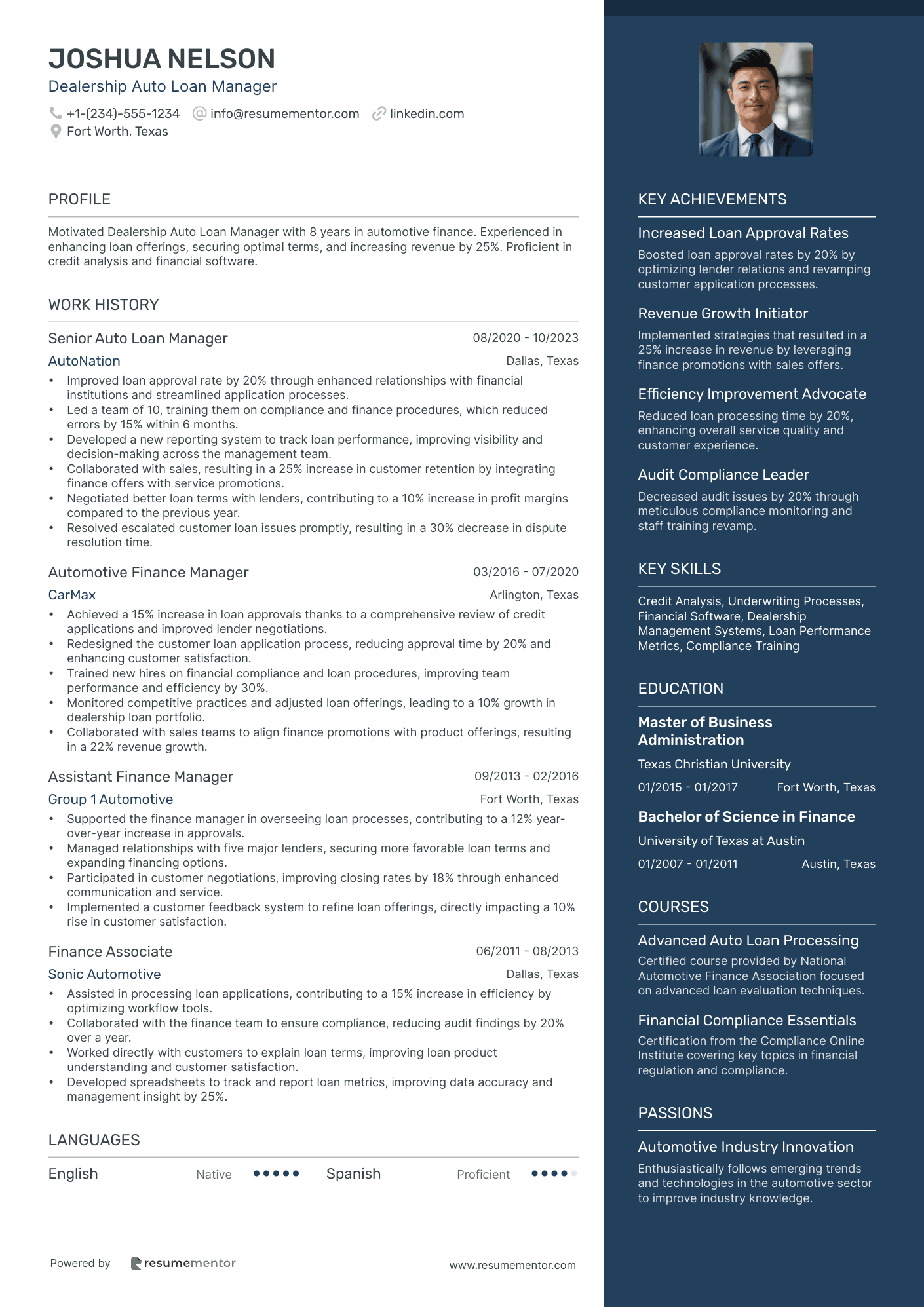 Dealership Auto Loan Manager